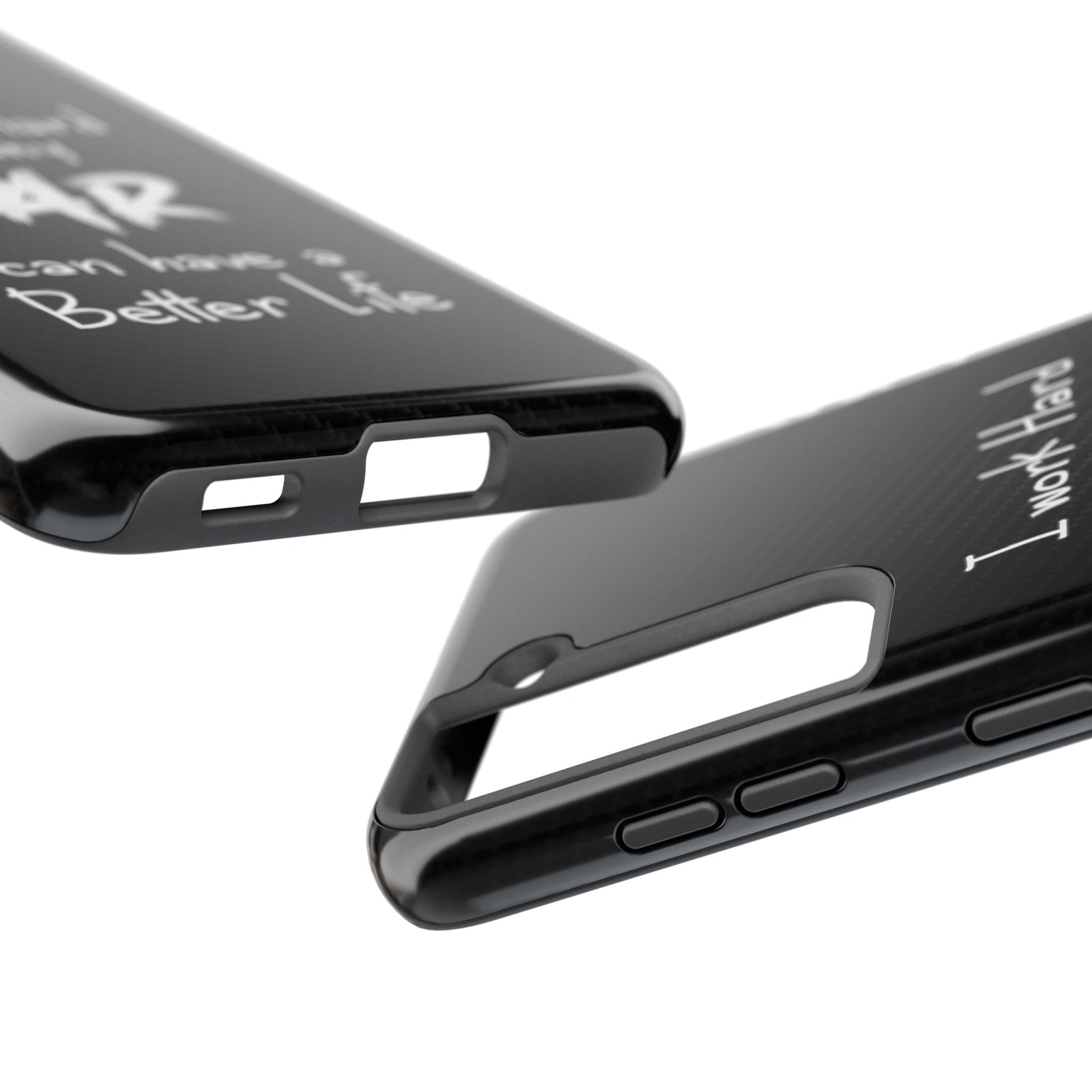 Working Hard For My Car Tough Phone Case - Samsung Galaxy S21, edge and port close-up