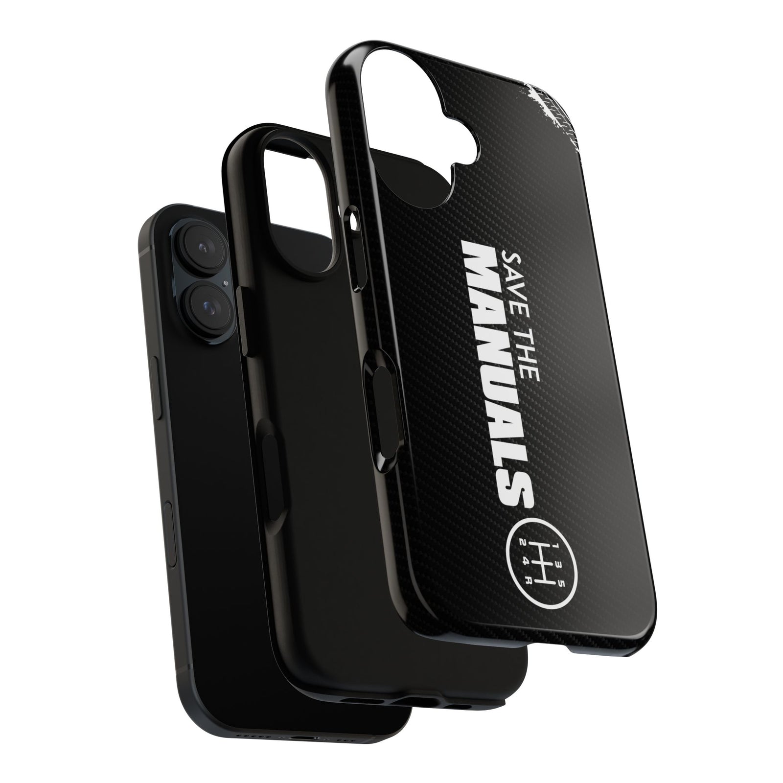 Save The Manuals Tough Phone Case | Manual Transmission Car Guy Gift
