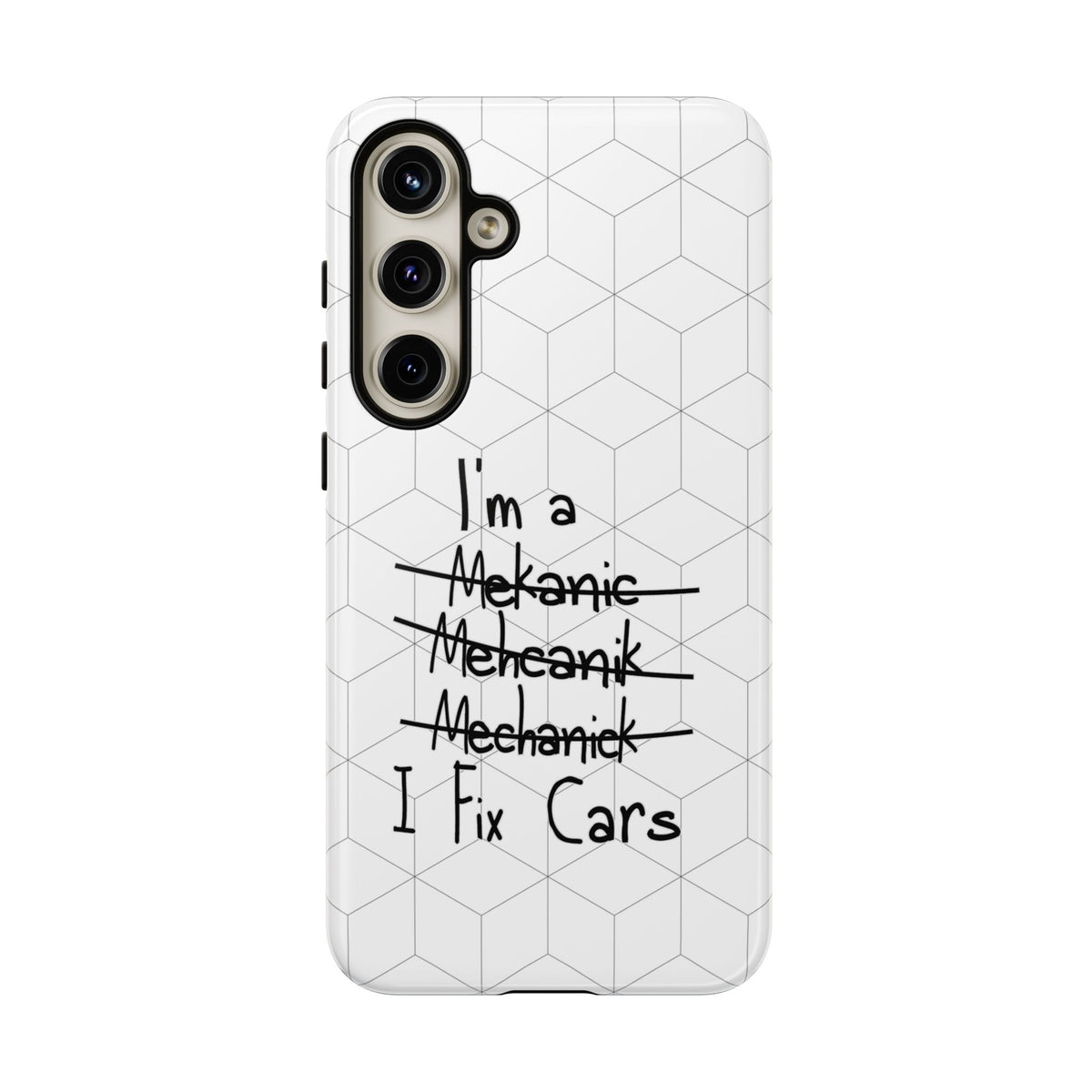 Mechanic I Fix Cars Funny Tough Phone Case | Car Guy Gift