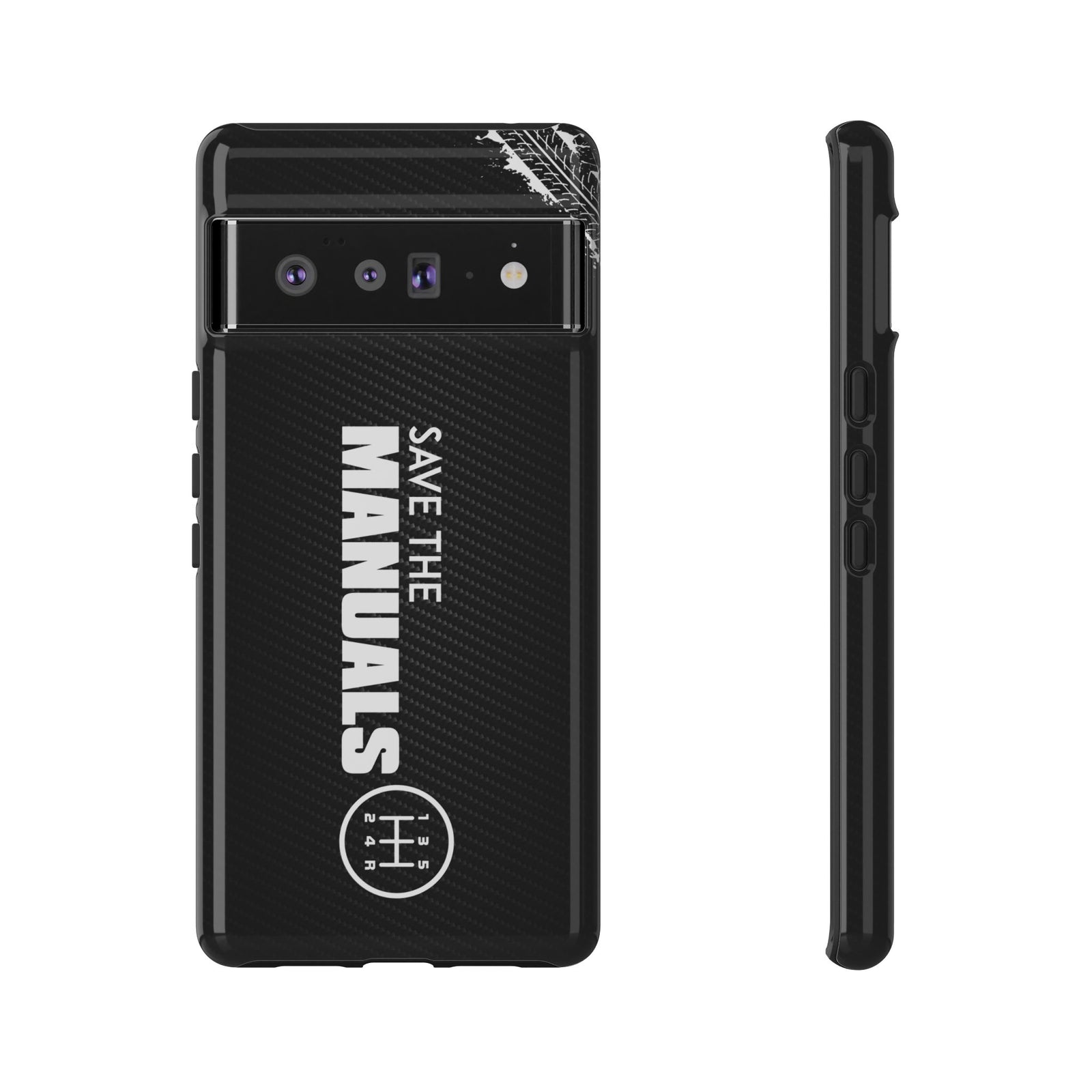 Save The Manuals Tough Phone Case | Manual Transmission Car Guy Gift