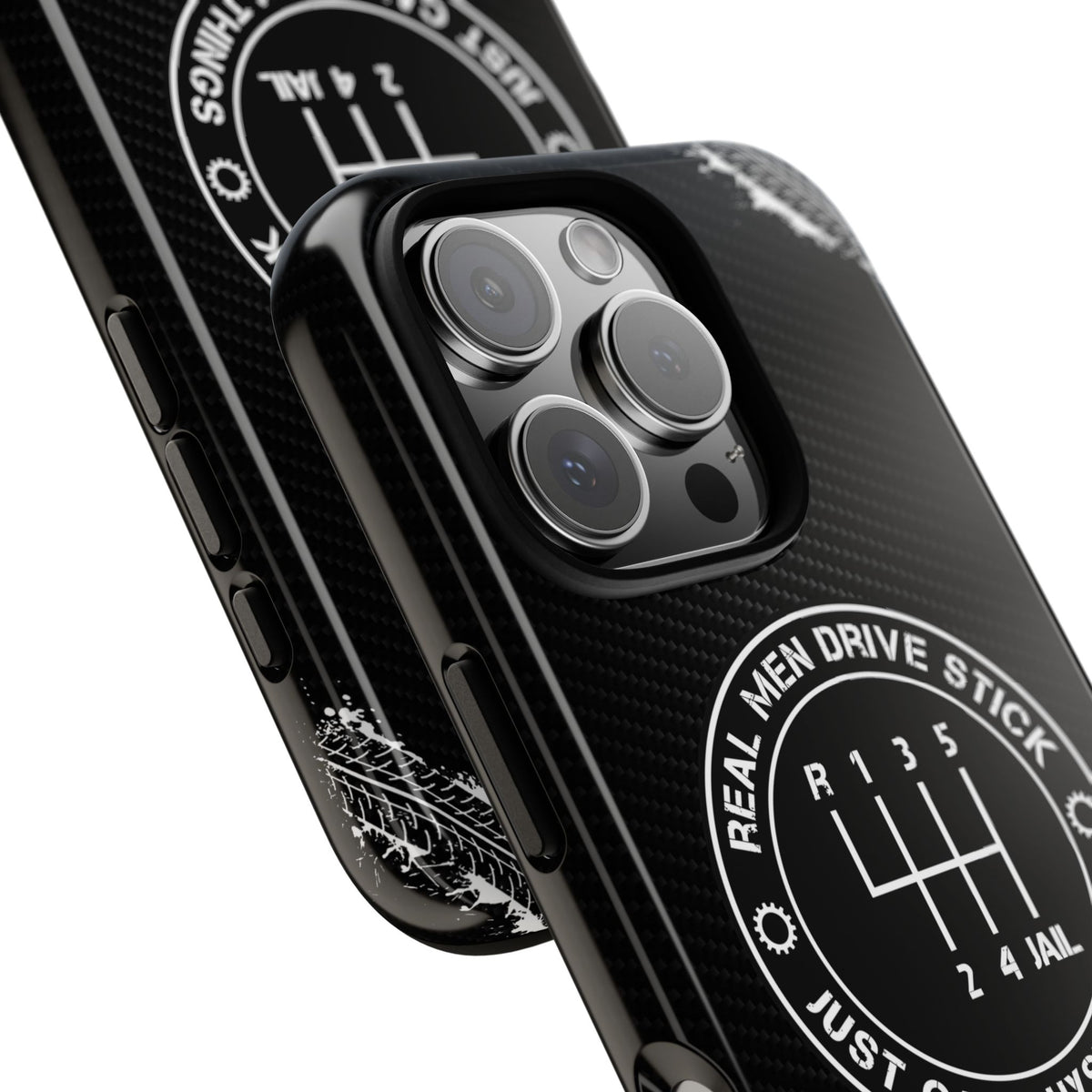 Real Men Drive Stick Manual Transmission Tough Phone Case | Car Guy Gift
