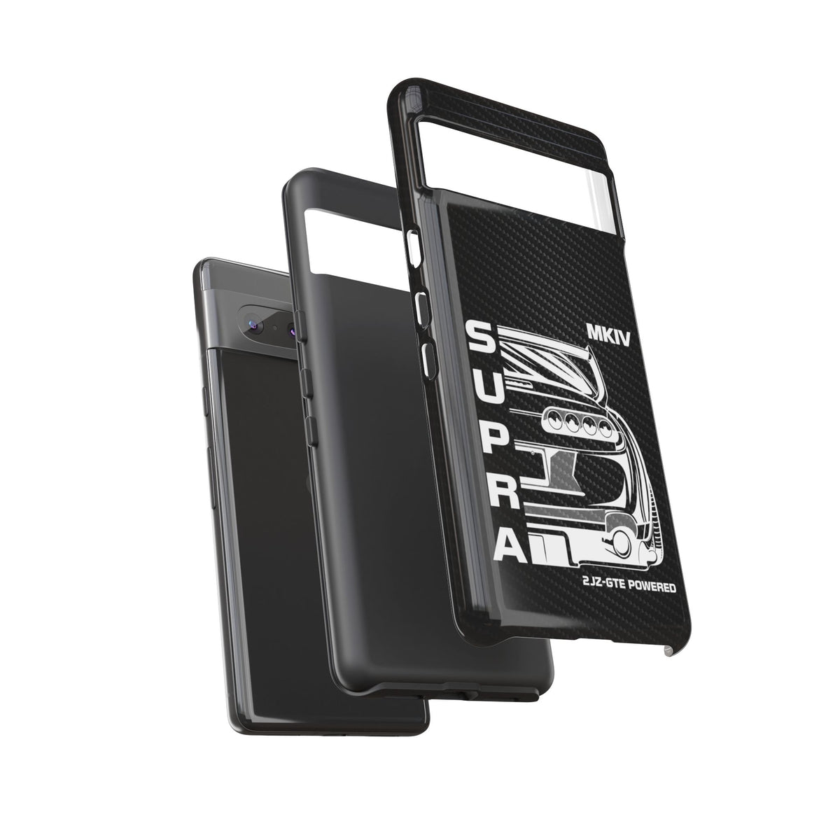 JDM Back View Tough Phone Case - Google Pixel 7, glossy, dual-layer protection