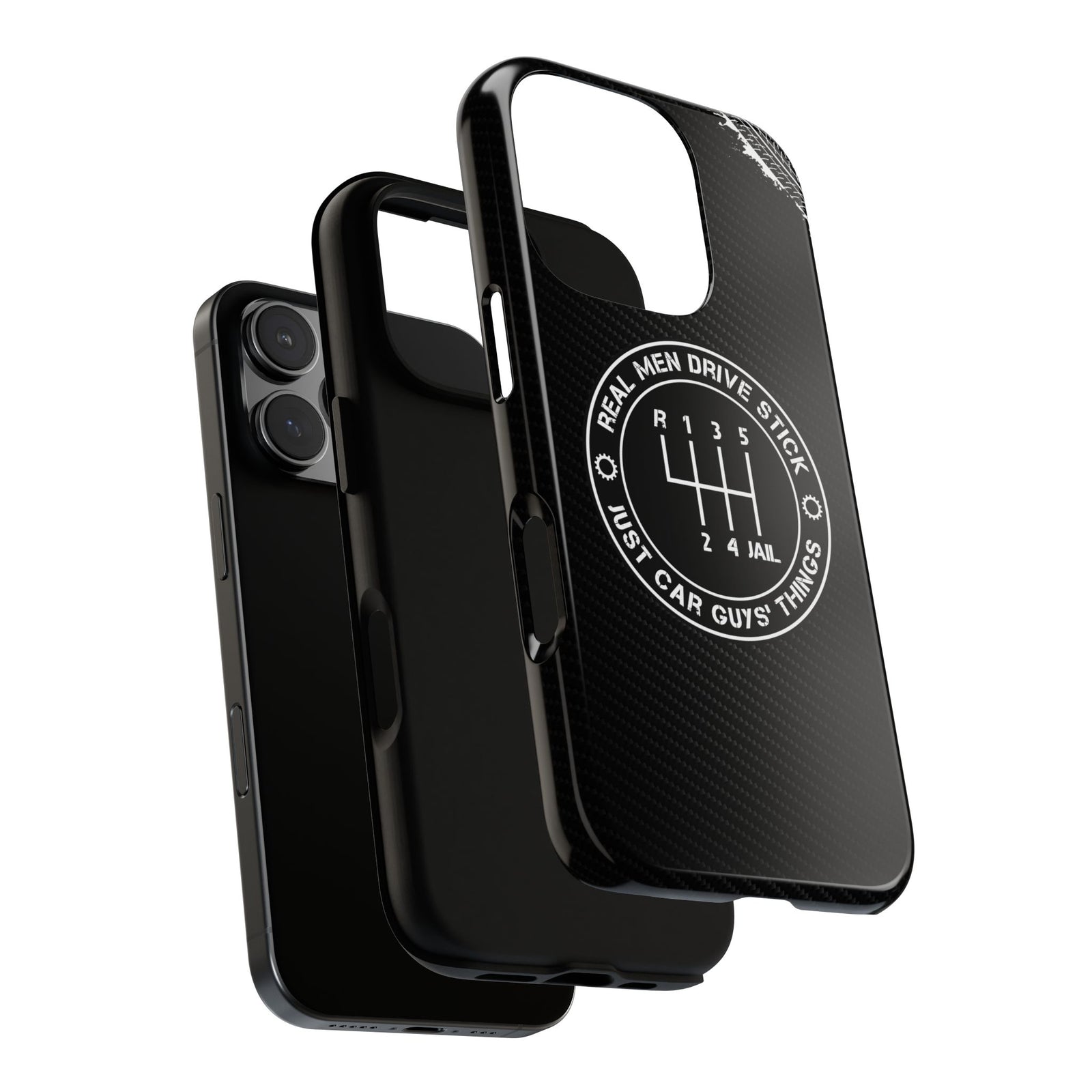 Real Men Drive Stick Manual Transmission Tough Phone Case | Car Guy Gift