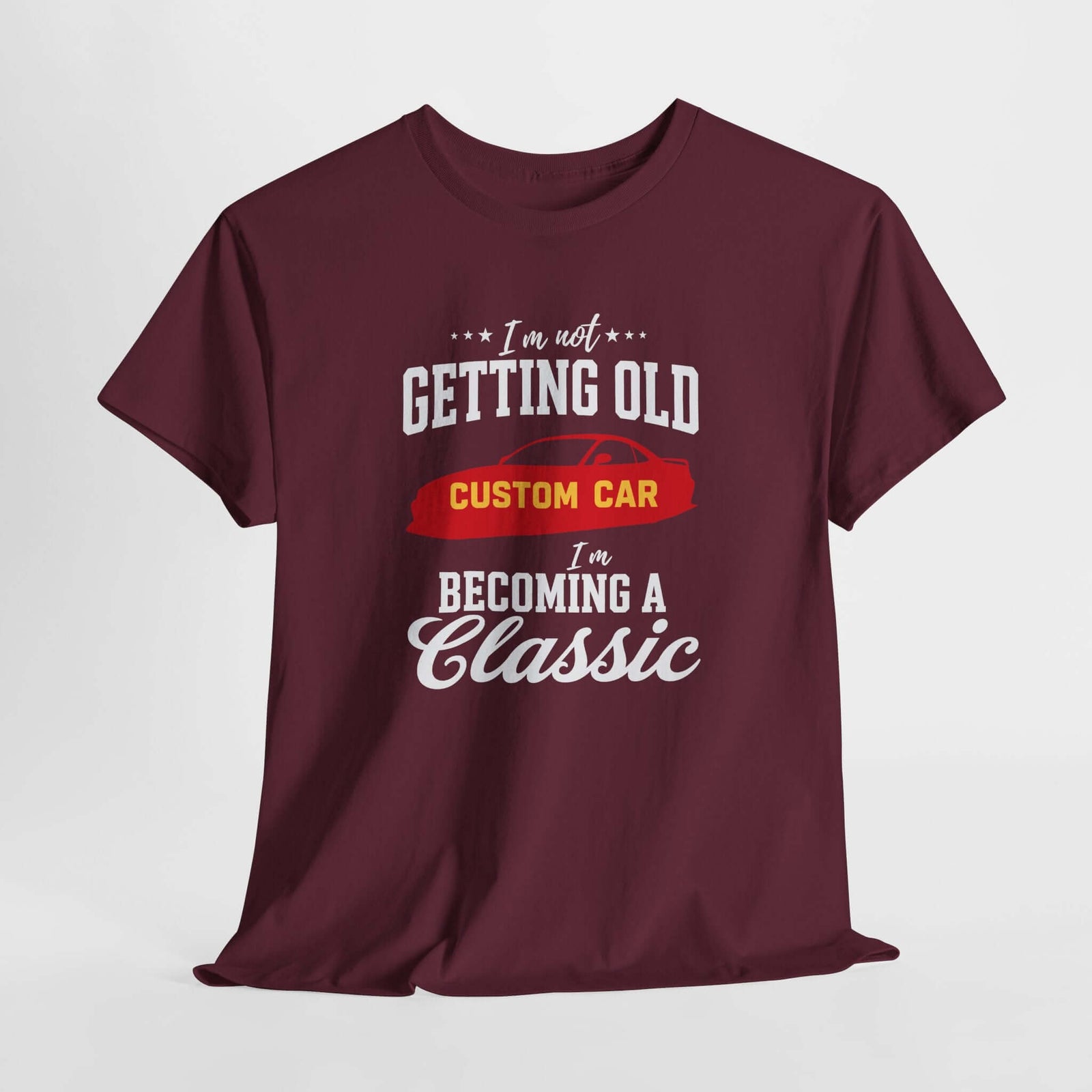 Becoming a Classic car t-shirt navy | Custom car guy birthday tee | 365CarMods