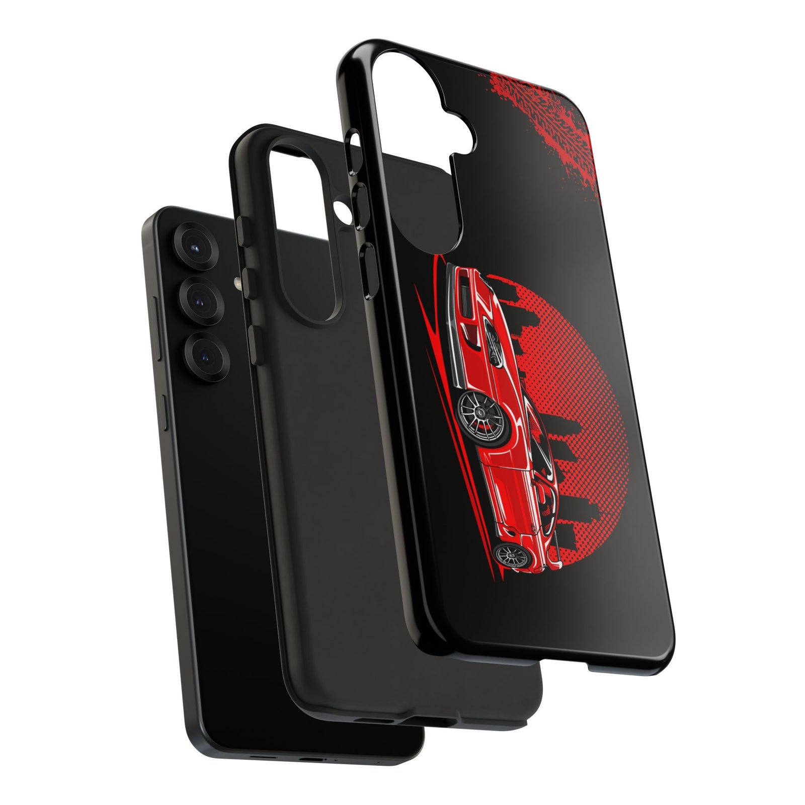 MKIV A80 Supra 2JZ Red City Tough Phone Case | JDM Car Guy Gift