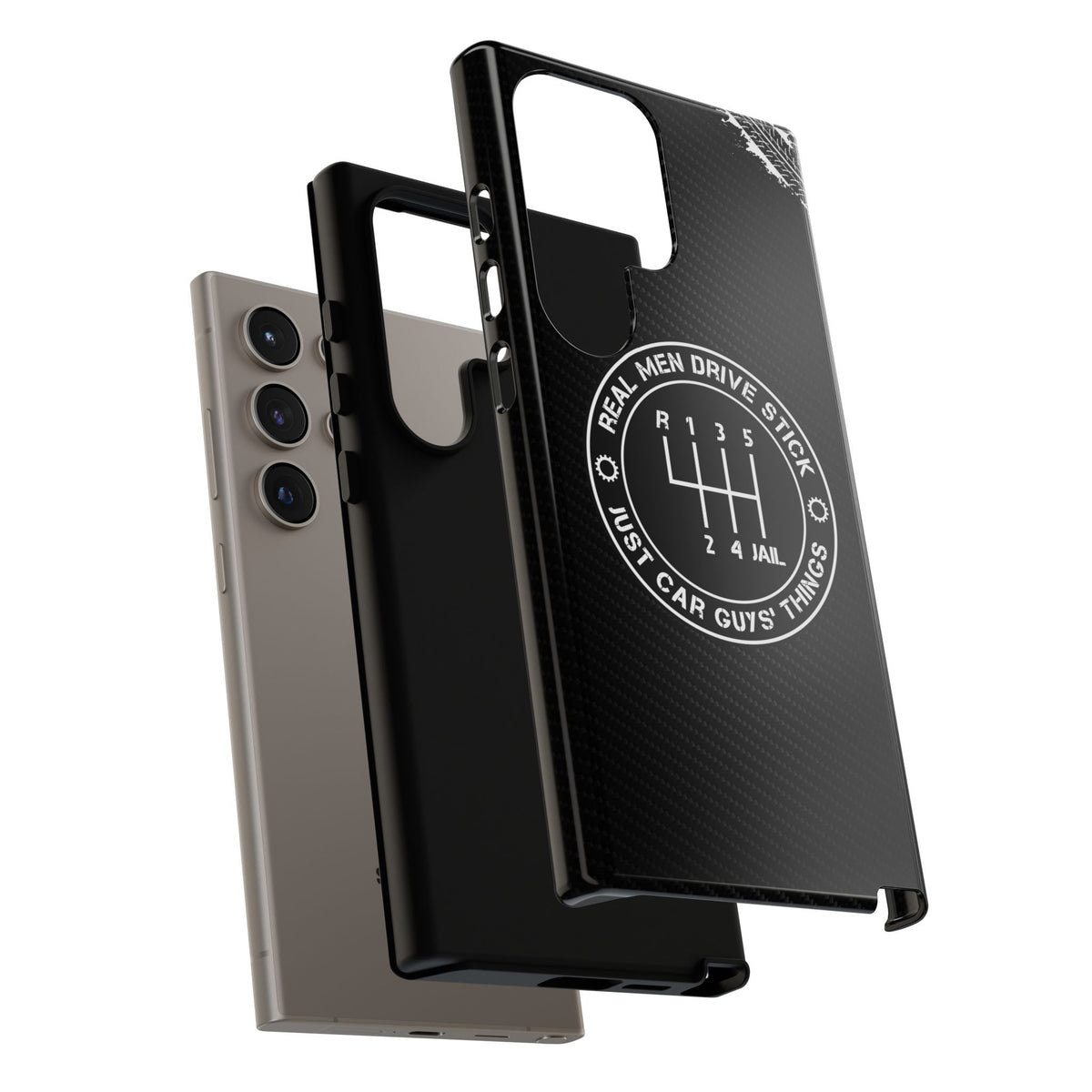 Real Men Drive Stick Manual Transmission Tough Phone Case | Car Guy Gift