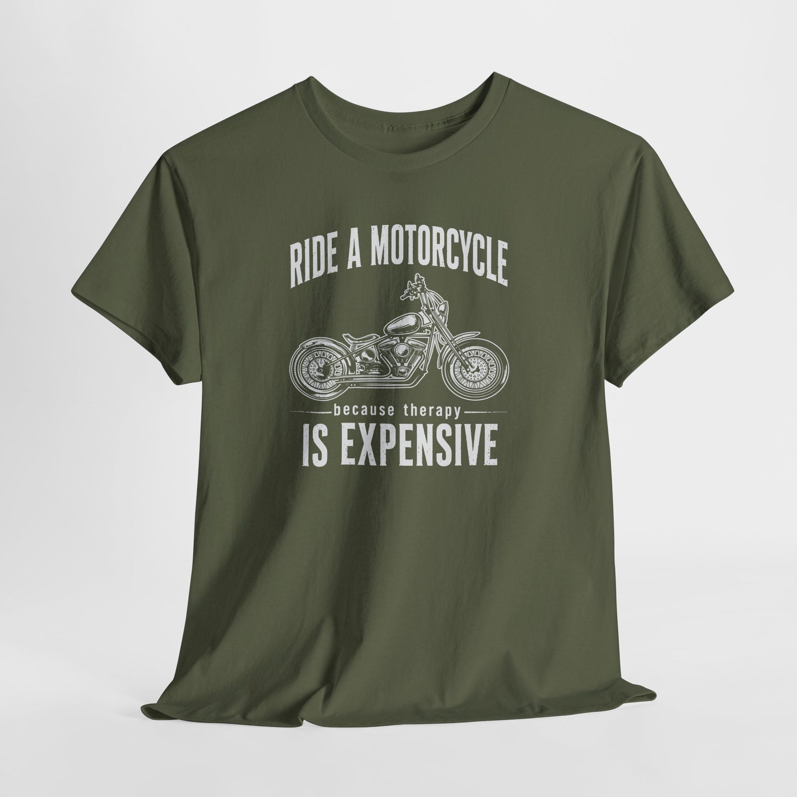 Cruiser motorcycle t-shirt color options