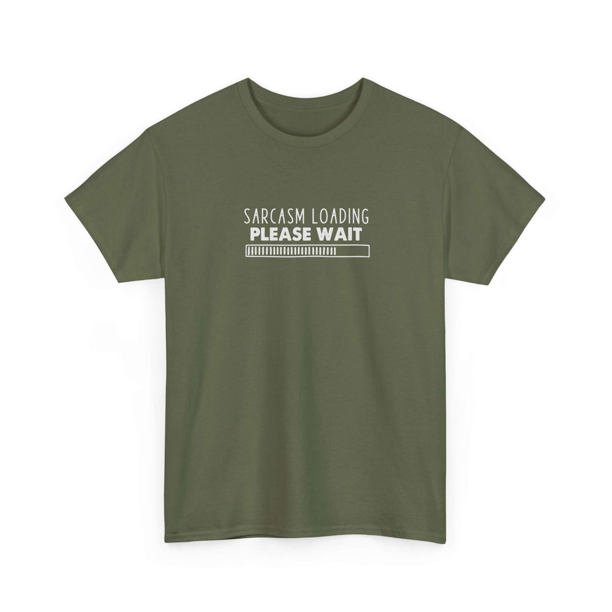 Sarcasm loading please wait t-shirt - funny sarcasm tee for men