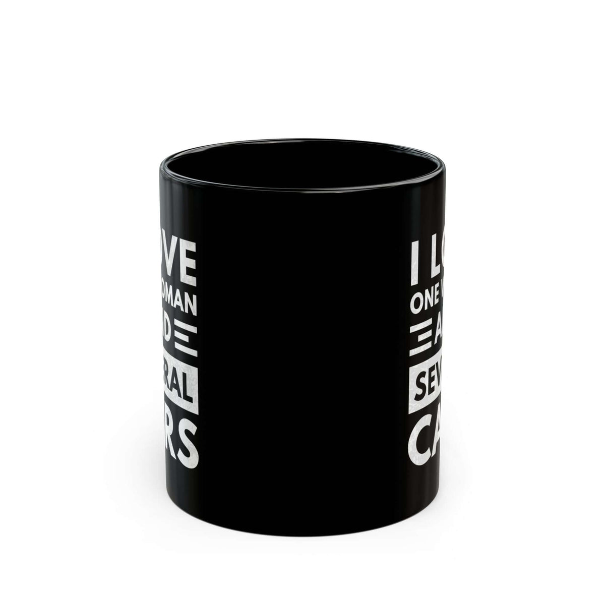 I Love One Woman and Several Cars Coffee Mug ceramic coffee mug - gift for car fans
