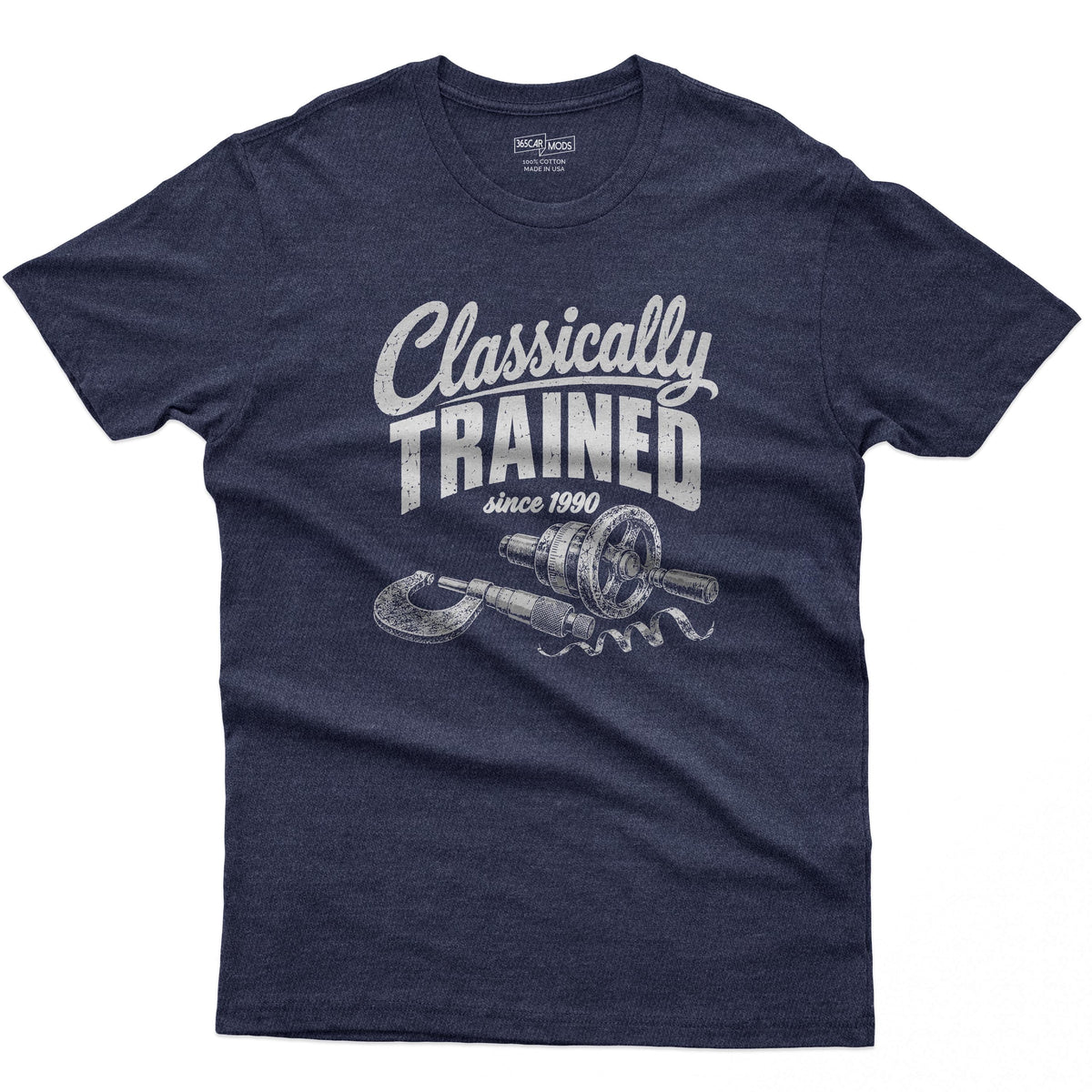 Classically Trained Machinist T-Shirt in Heather Navy