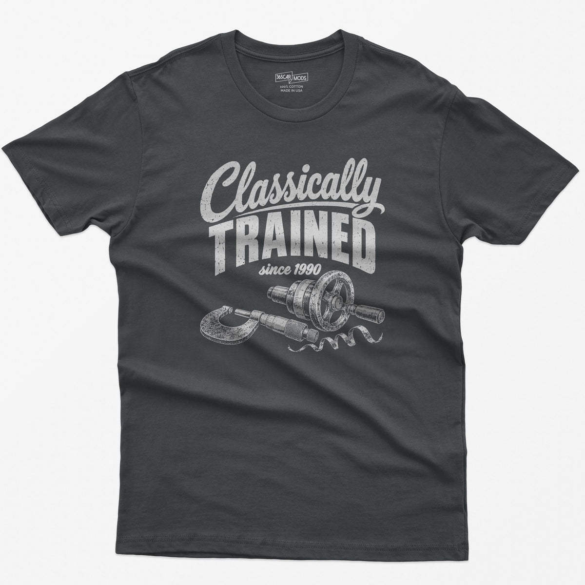 Classically Trained Machinist T-Shirt in Charcoal