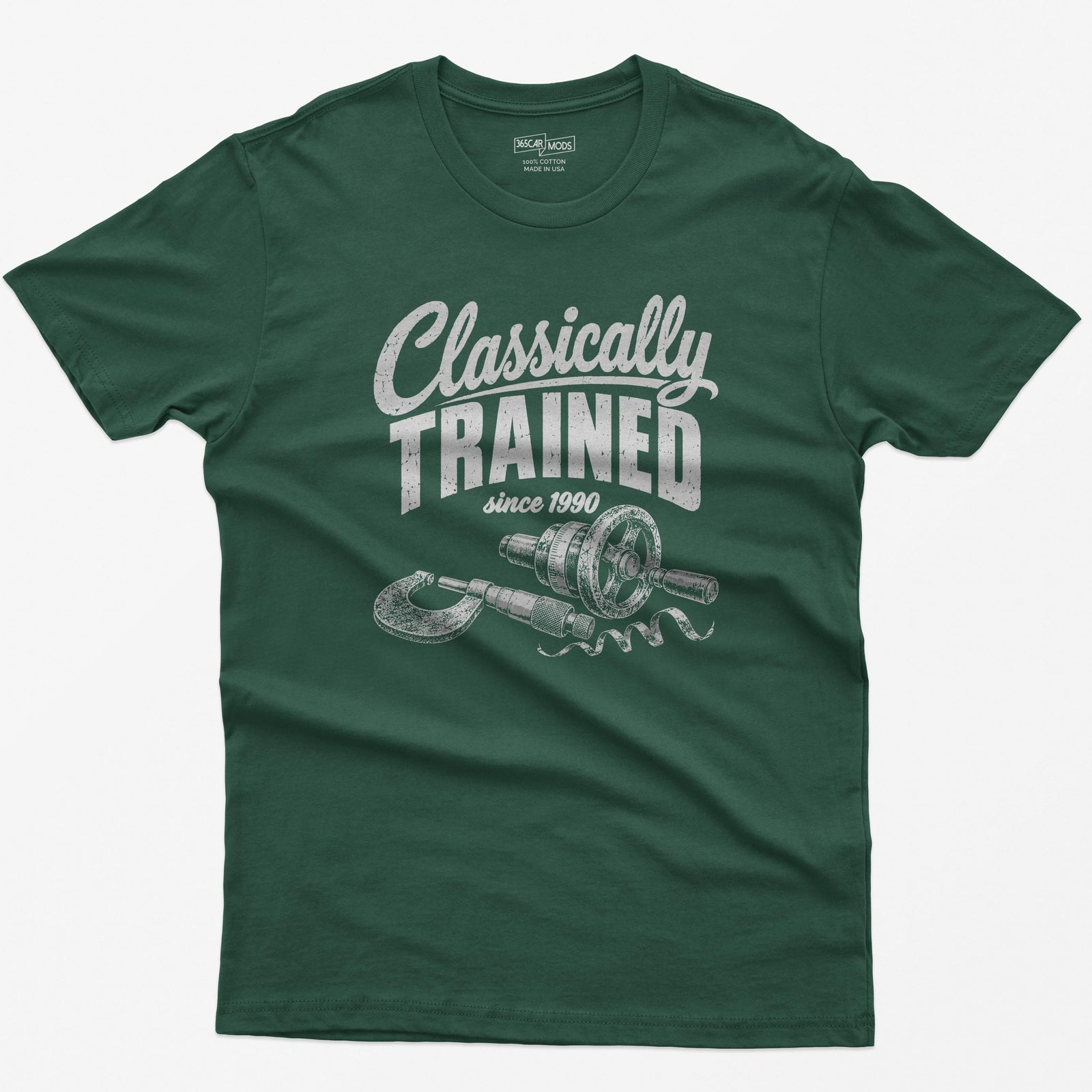 Classically Trained Machinist T-Shirt in Forest Green