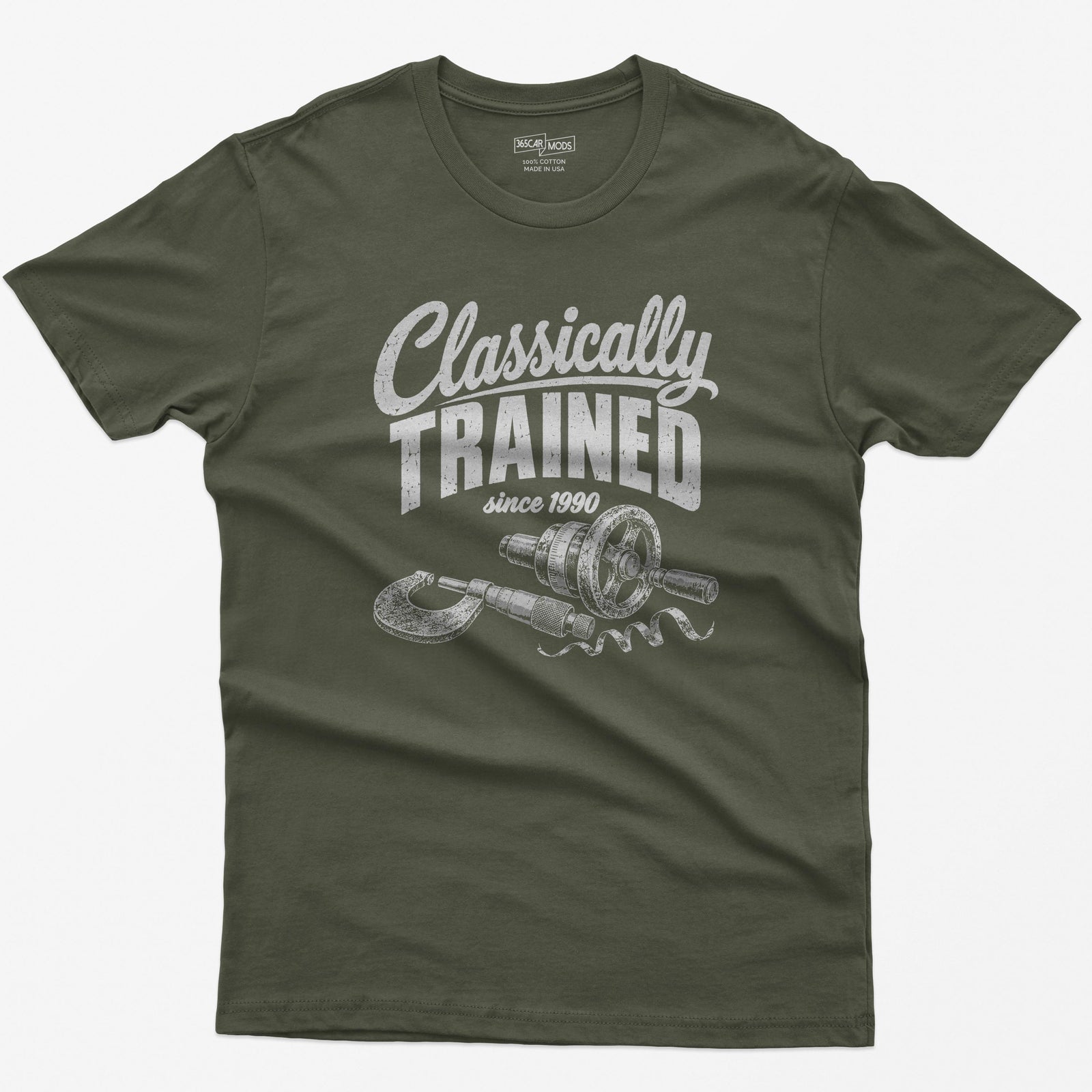 Classically Trained Machinist T-Shirt in Military Green