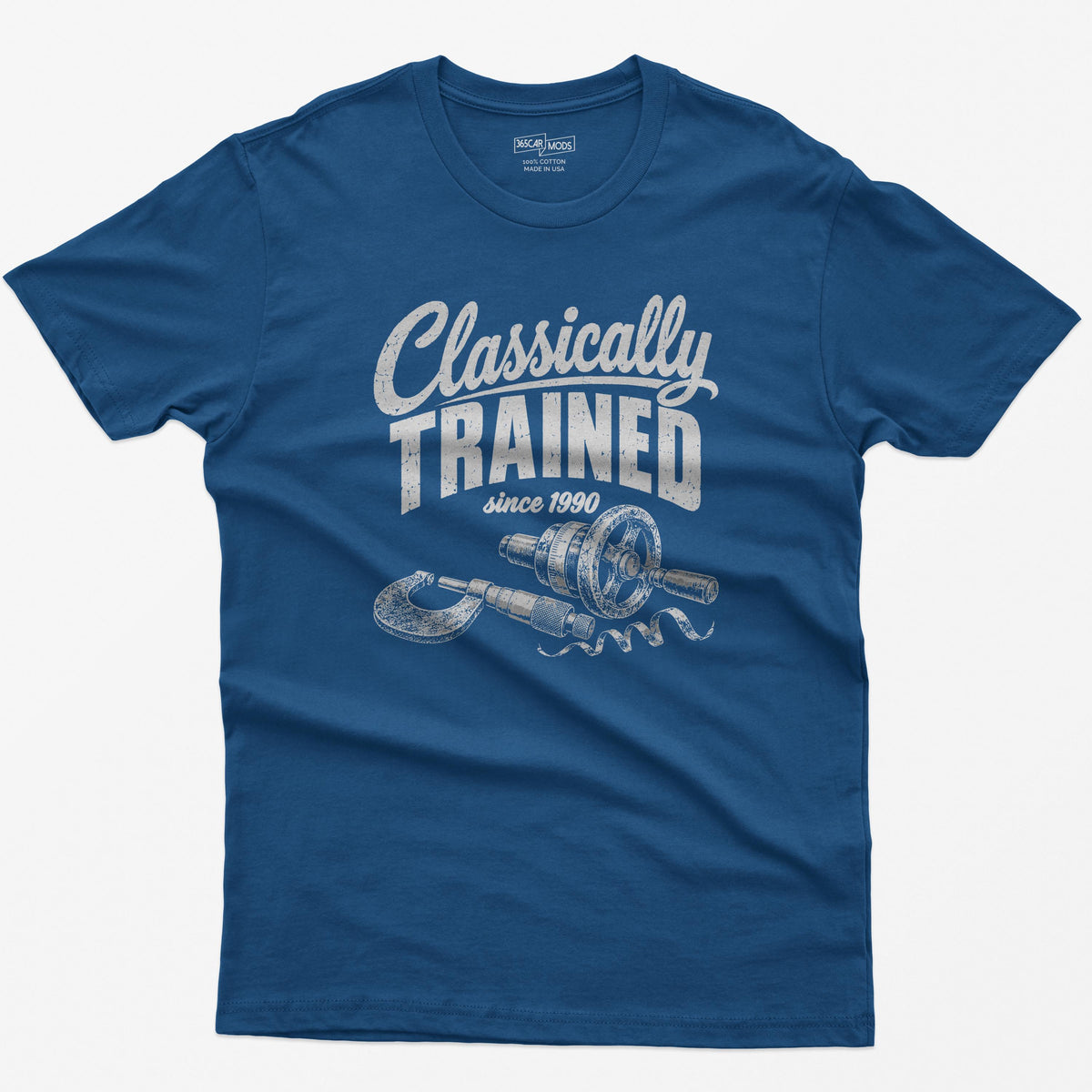 Classically Trained Machinist T-Shirt in Royal