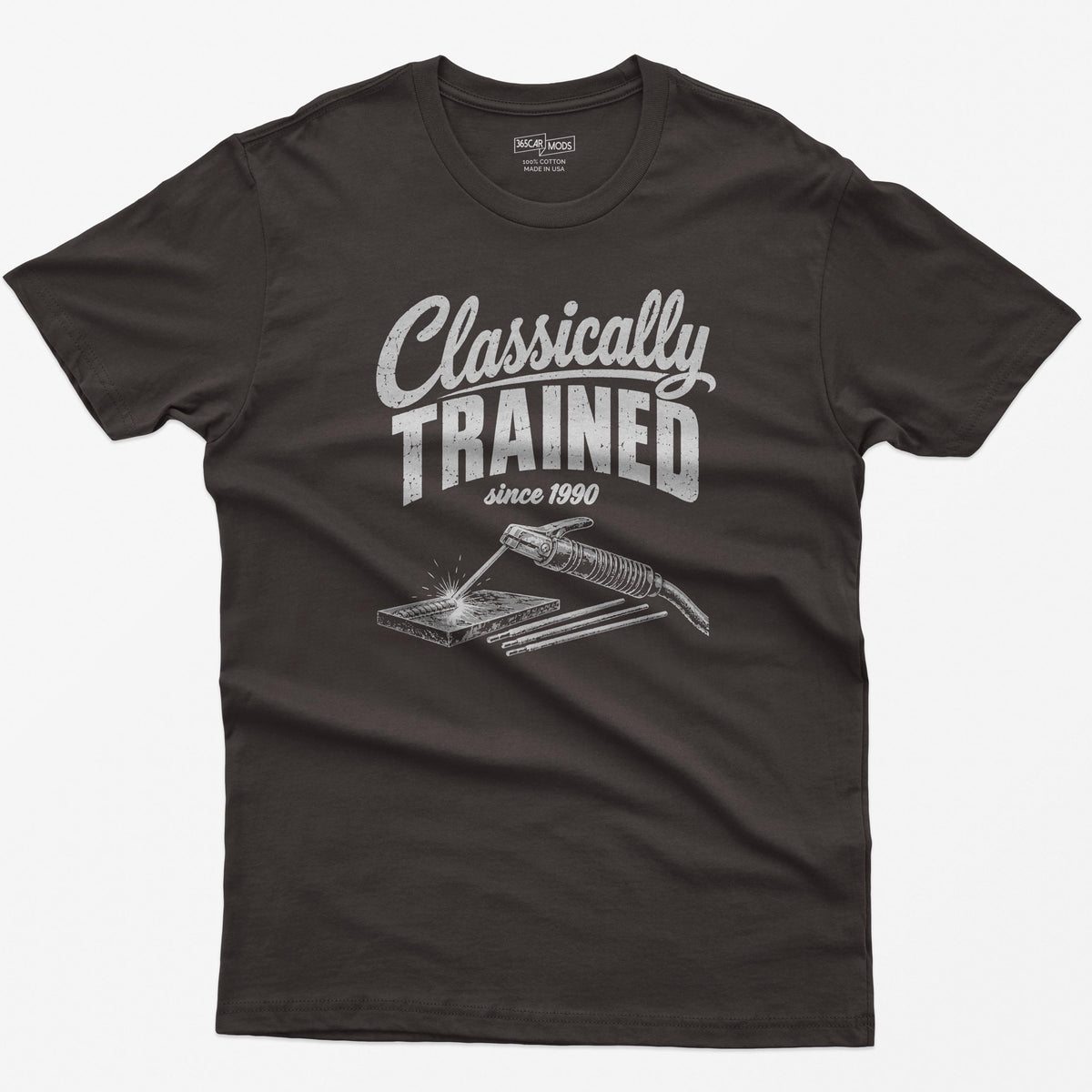 Classically Trained Welder T-Shirt in Dark Chocolate