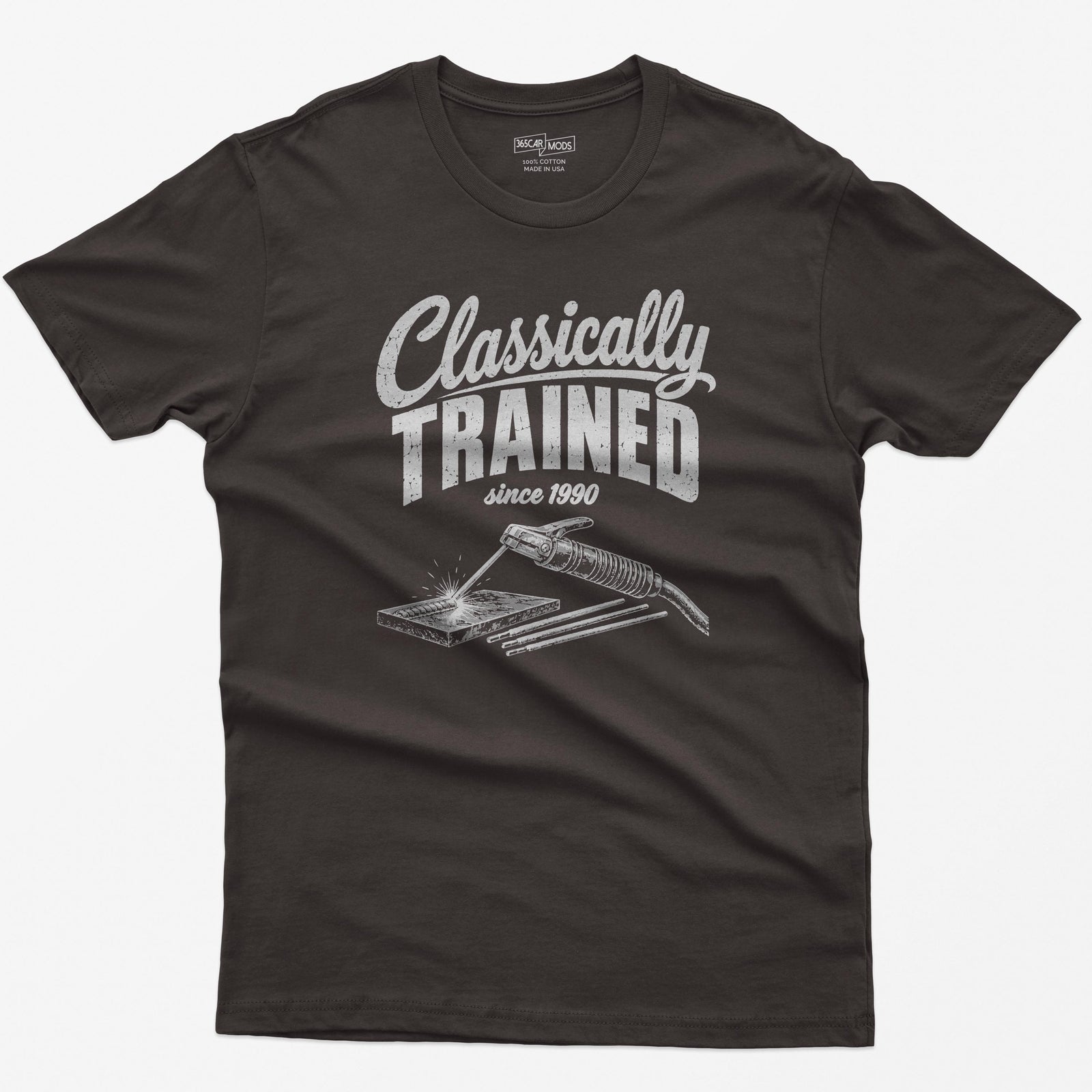 Classically Trained Welder T-Shirt in Dark Chocolate
