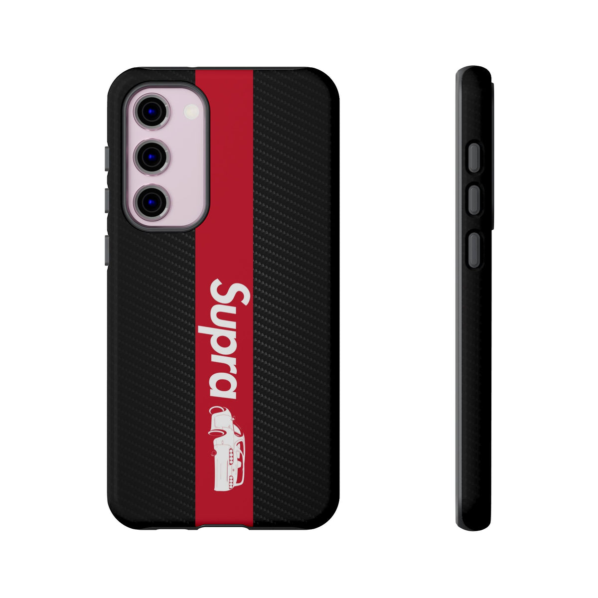 JDM Style Design Tough Phone Case - Samsung Galaxy S23 Plus, glossy, front and side view