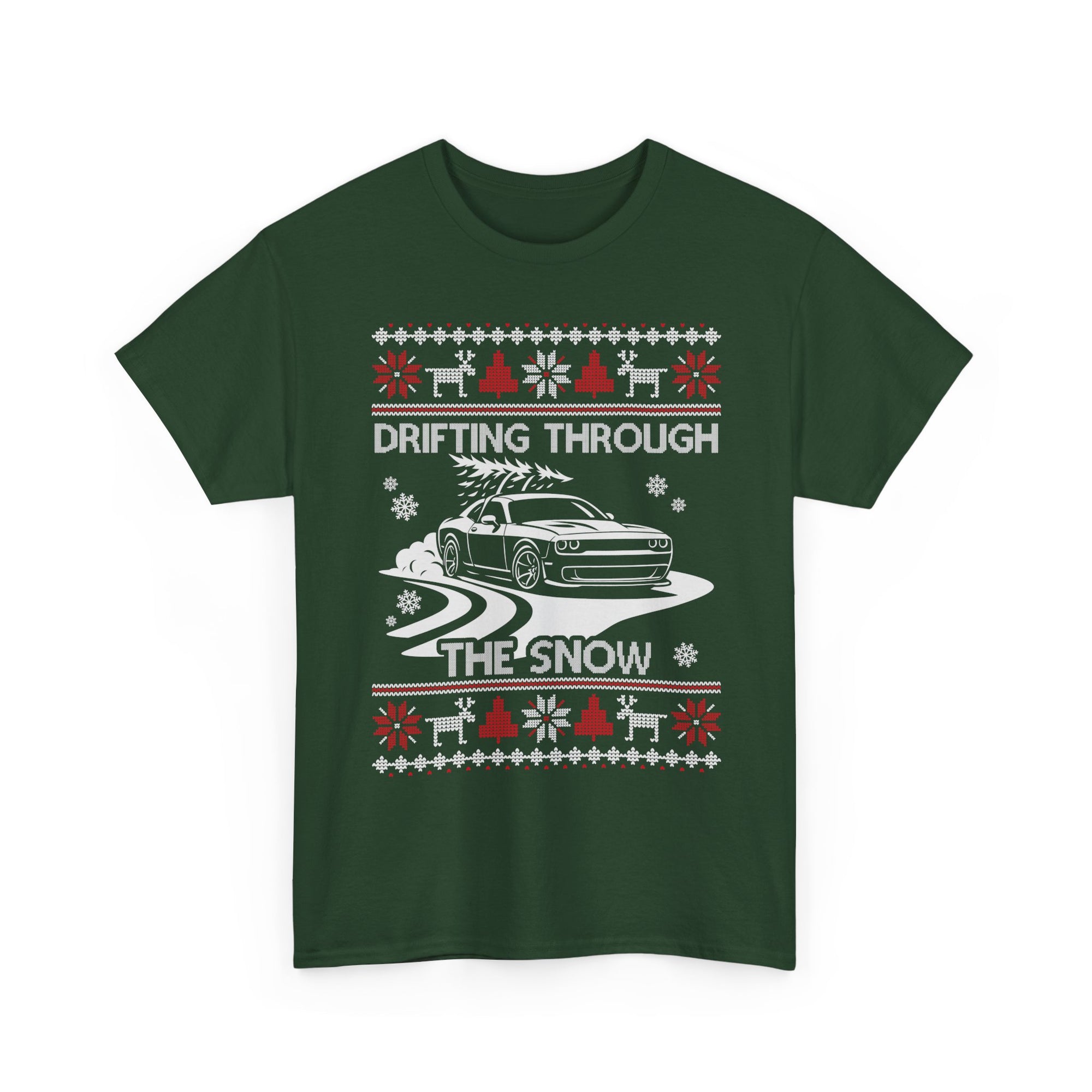 Custom Drift Car Christmas T-Shirt