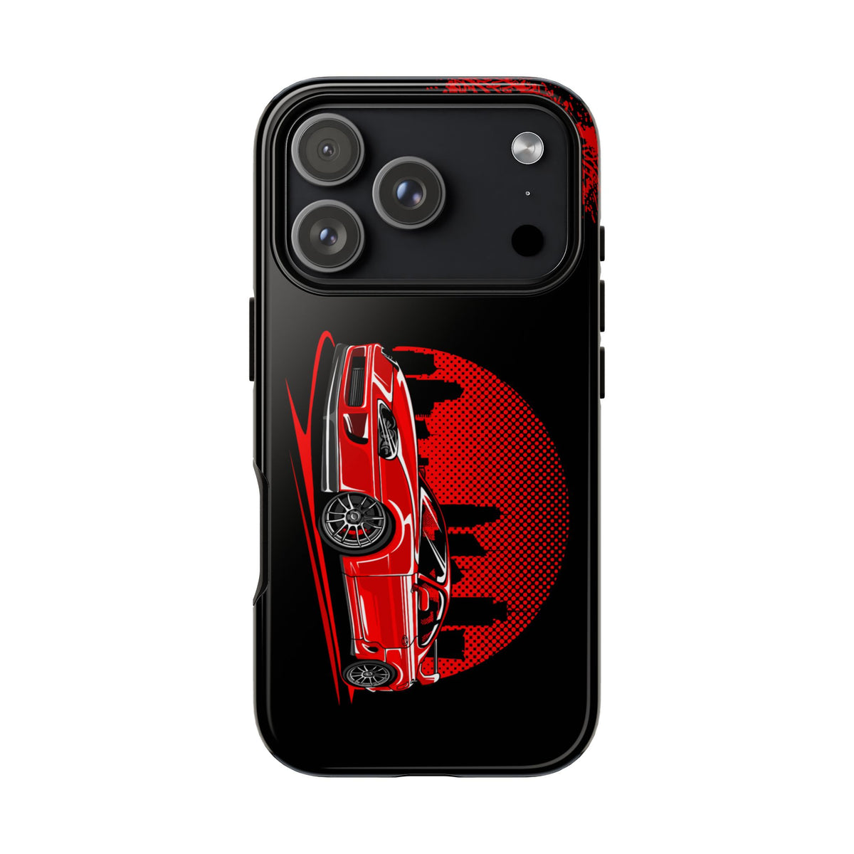 MKIV A80 Supra 2JZ Red City Tough Phone Case | JDM Car Guy Gift