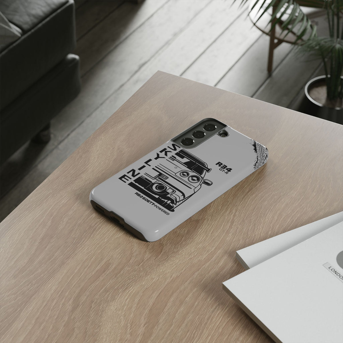 R34 Skyline GTR BNR34 Godzilla Tough Phone Case | JDM Car Gift