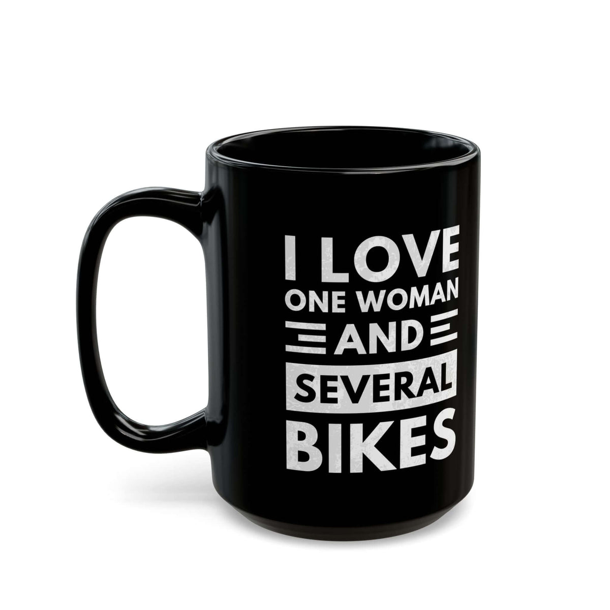 I Love One Woman and Several Bikes Coffee Mug ceramic mug - unique gift for car lovers
