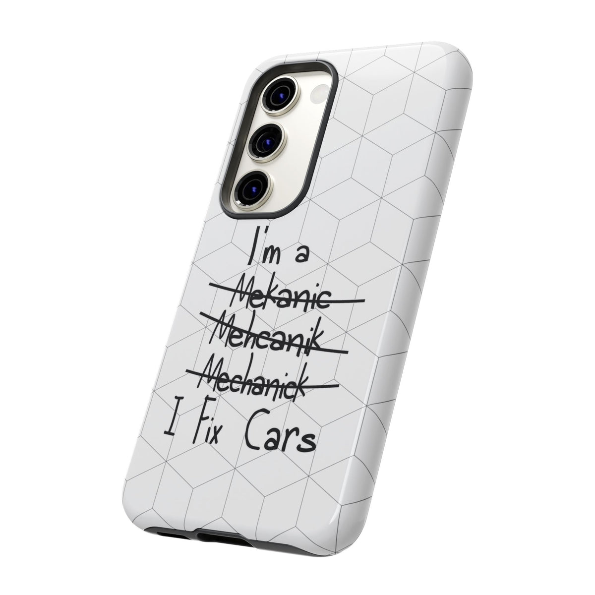 Mechanic I Fix Cars Funny Tough Phone Case | Car Guy Gift