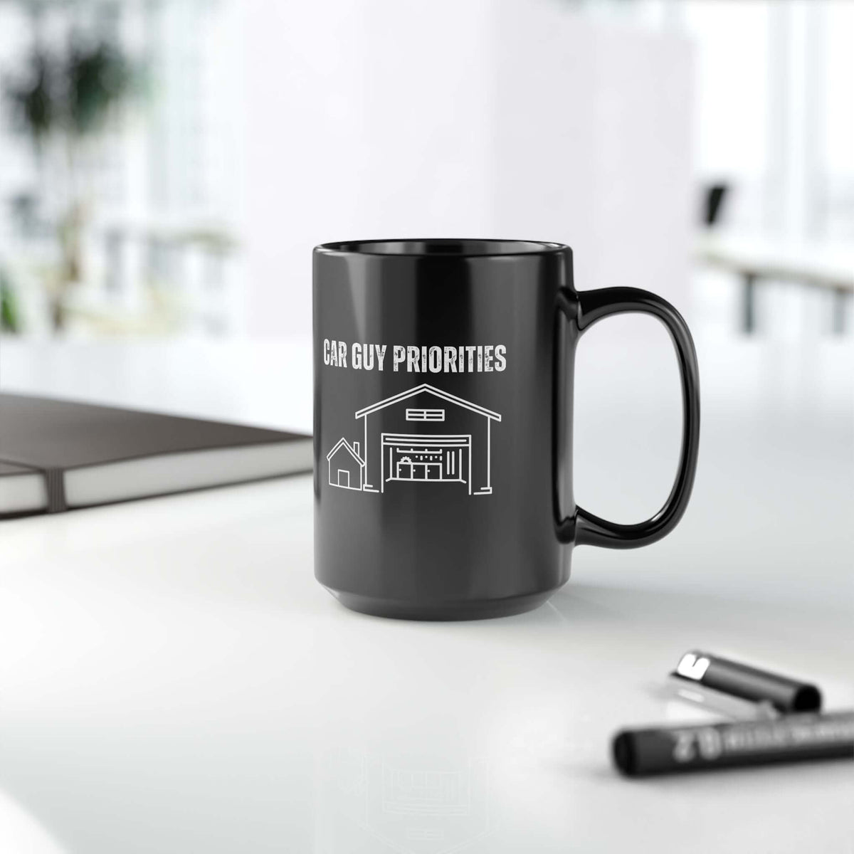 Car Guy Priorities Coffee Mug mug design - petrolhead gift