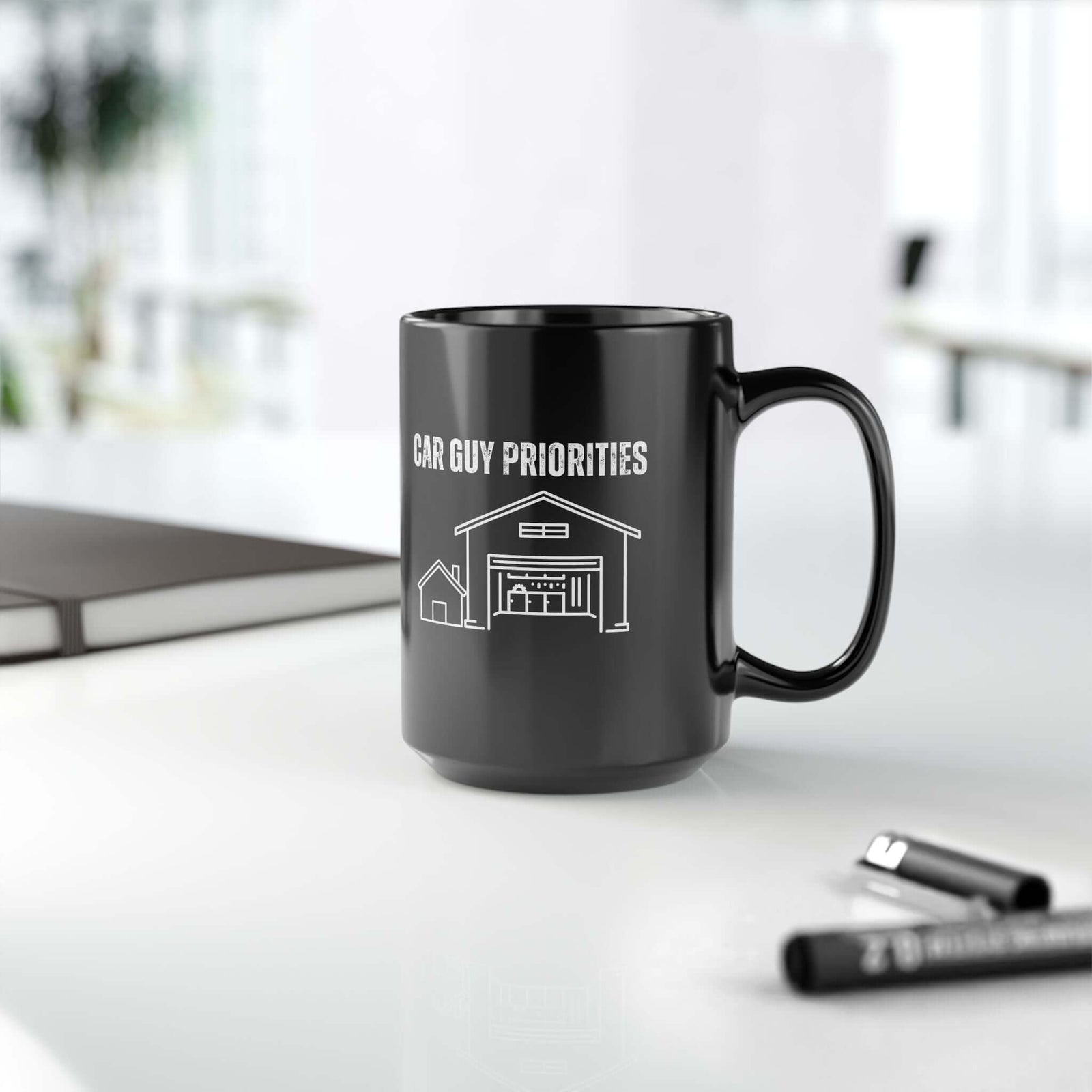 Car Guy Priorities Coffee Mug mug design - petrolhead gift