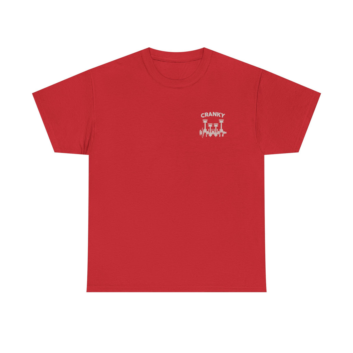 Cranky Minimalist Mechanic on model - car enthusiast tee