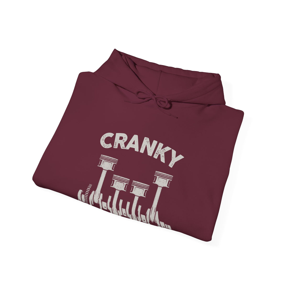 Cranky Mechanic Hoodie - Funny Car Guy Engine Humor - car guy hoodie gift for car enthusiasts