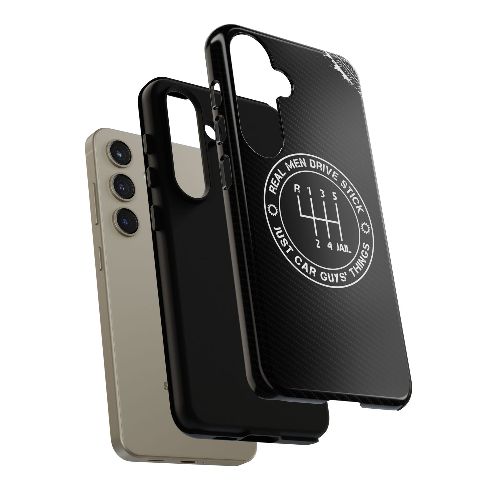 Real Men Drive Stick Manual Transmission Tough Phone Case | Car Guy Gift