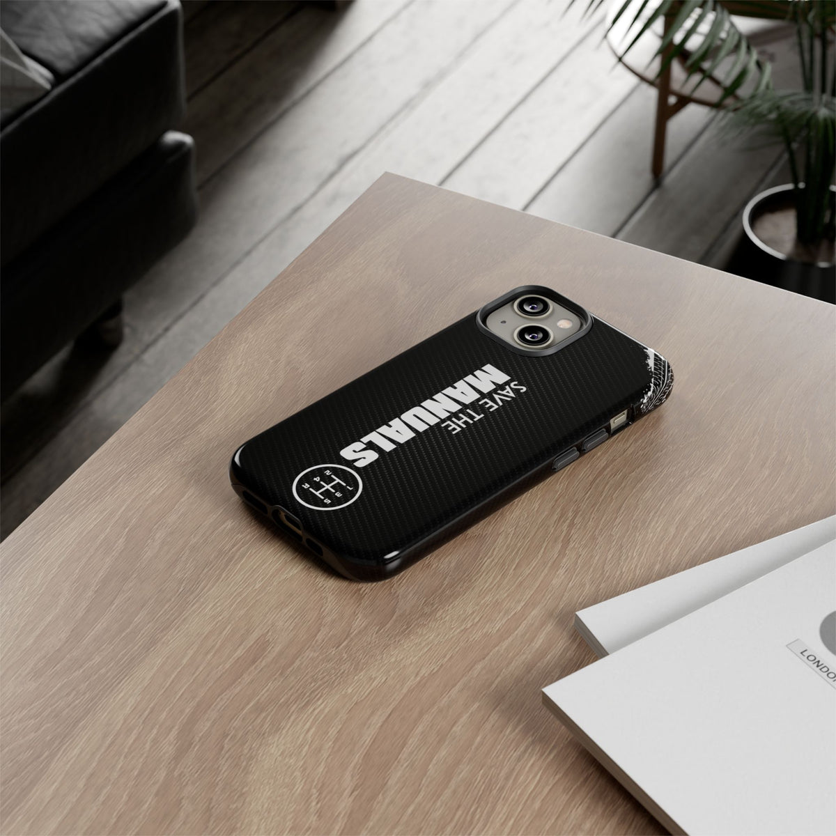 Save The Manuals Tough Phone Case | Manual Transmission Car Guy Gift