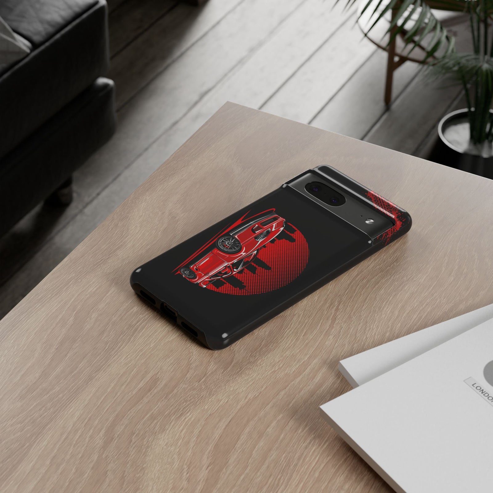 MKIV A80 Supra 2JZ Red City Tough Phone Case | JDM Car Guy Gift
