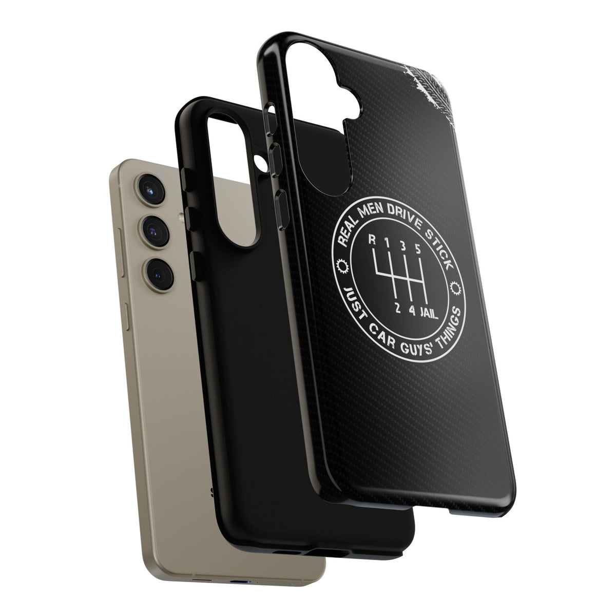 Real Men Drive Stick Manual Transmission Tough Phone Case | Car Guy Gift