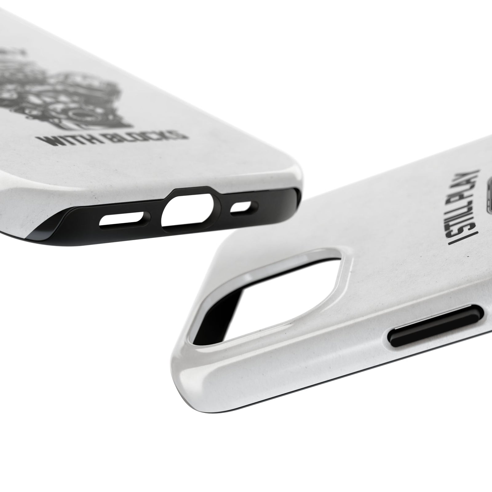 I Still Play with Blocks Engine Swap Tough Phone Case | Car Mechanic Gift
