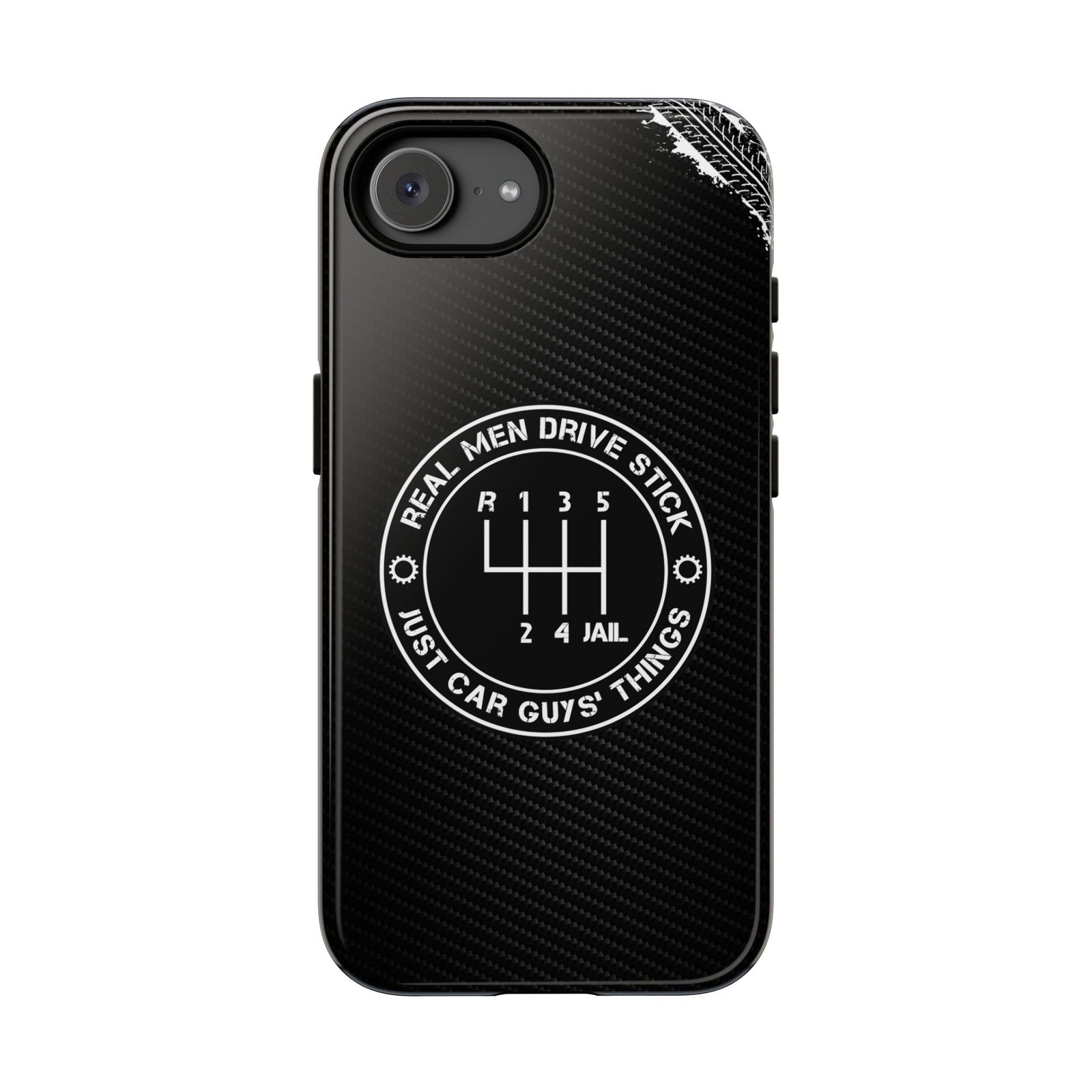 Real Men Drive Stick Manual Transmission Tough Phone Case | Car Guy Gift