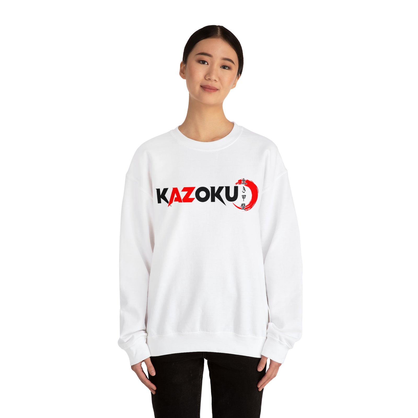 KAZOKU Sweatshirt Red - Design 1