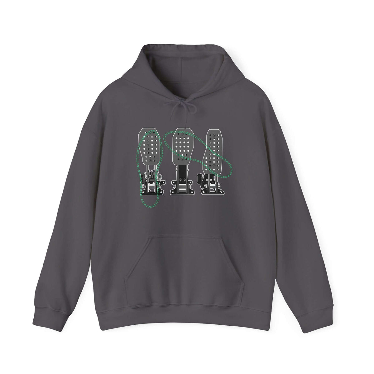 Racing Pedals hoodie - sim racing car enthusiast gift
