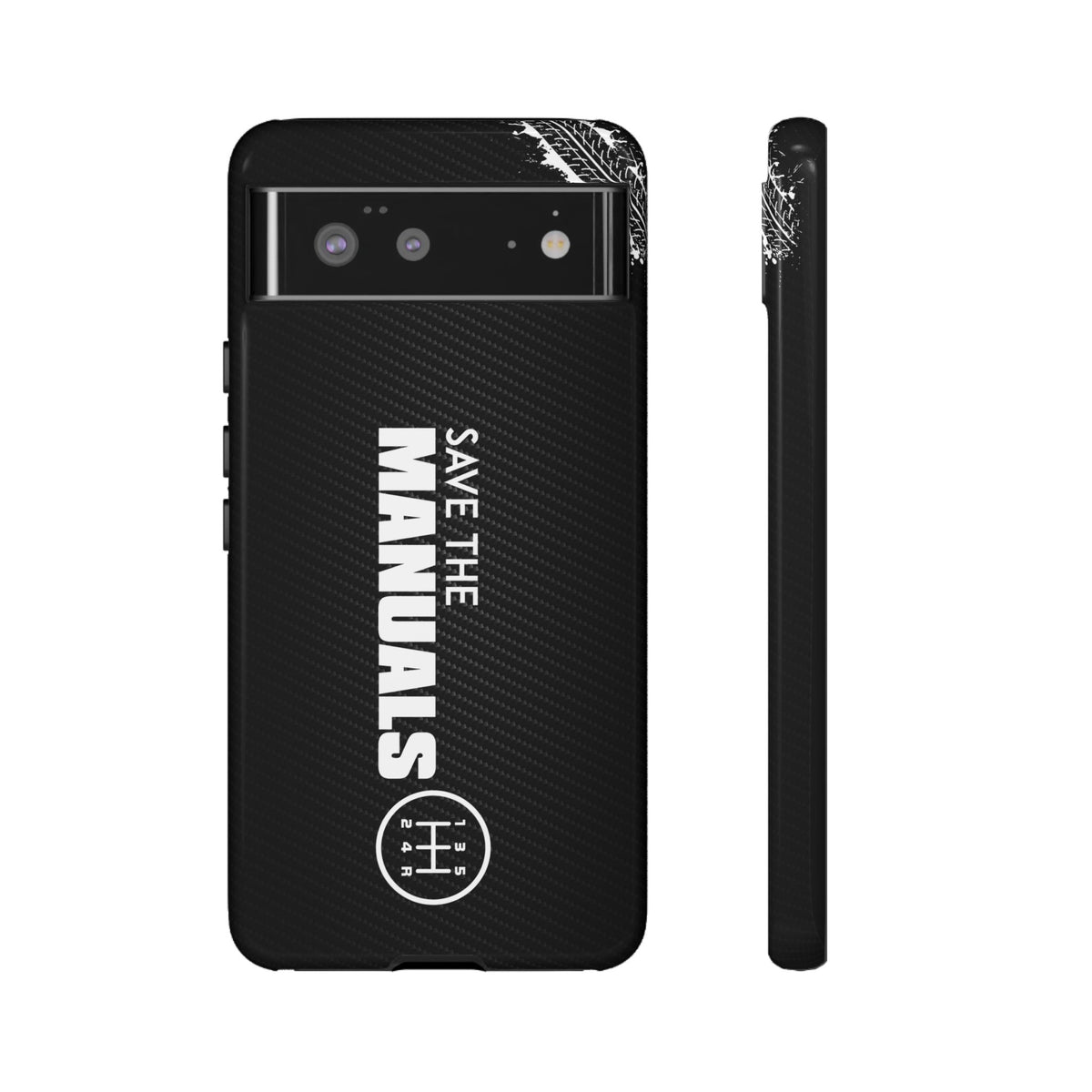 Save The Manuals Tough Phone Case | Manual Transmission Car Guy Gift