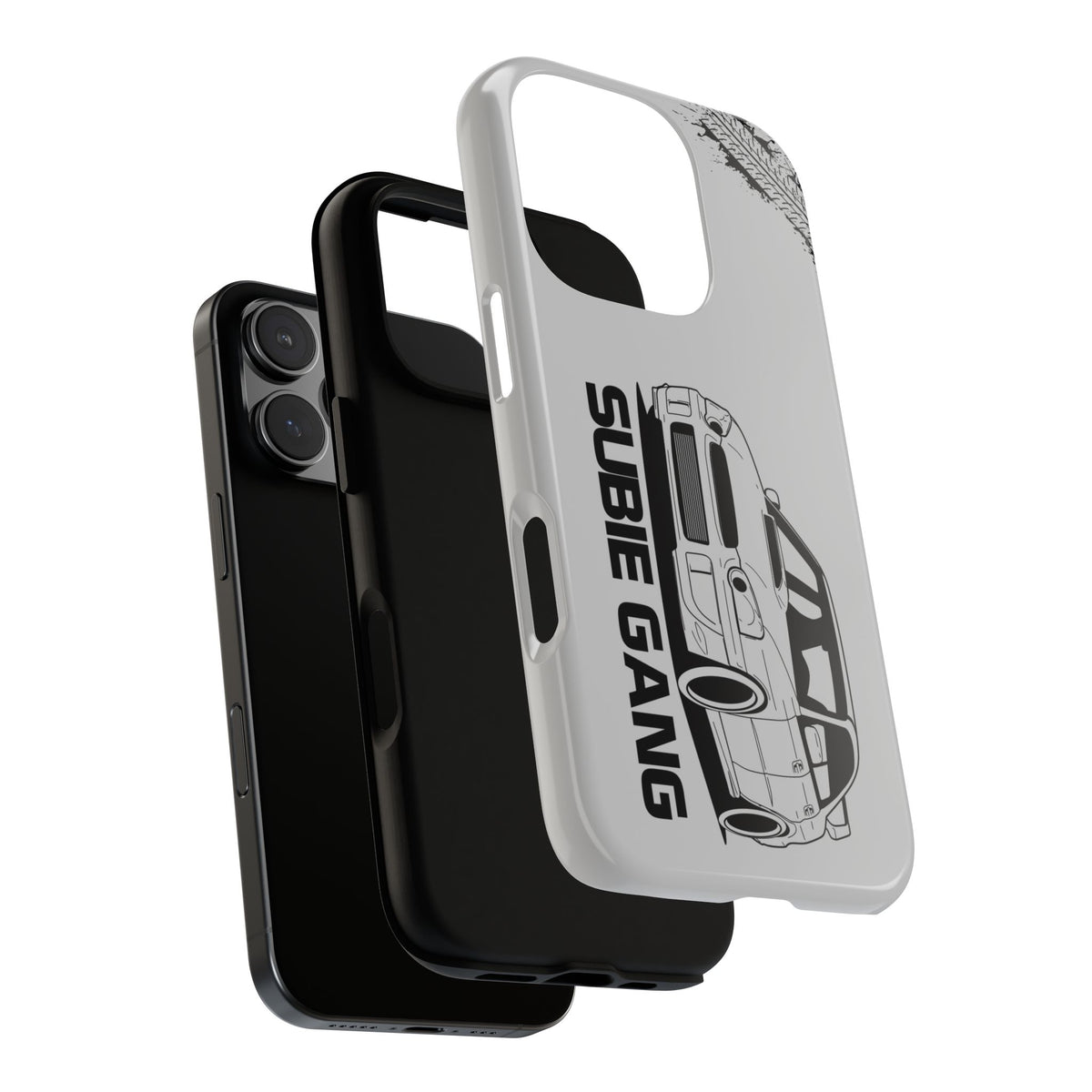 JDM Gang Tough Phone Case - iPhone 16 Pro, glossy, dual-layer protection