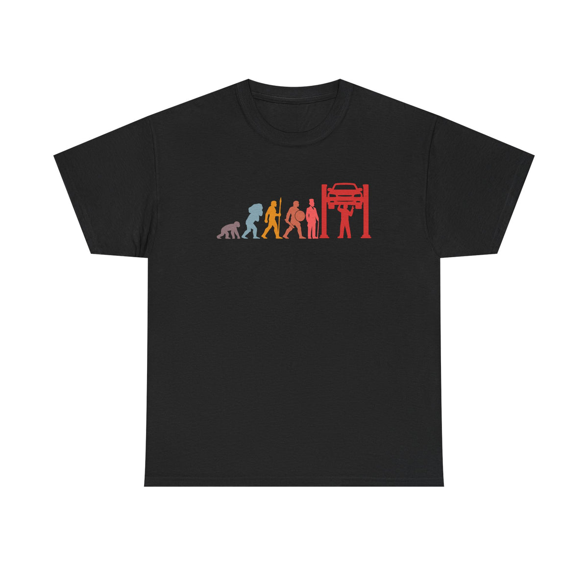 Evolution of a Mechanic funny t-shirt - gift for mechanics and auto technicians