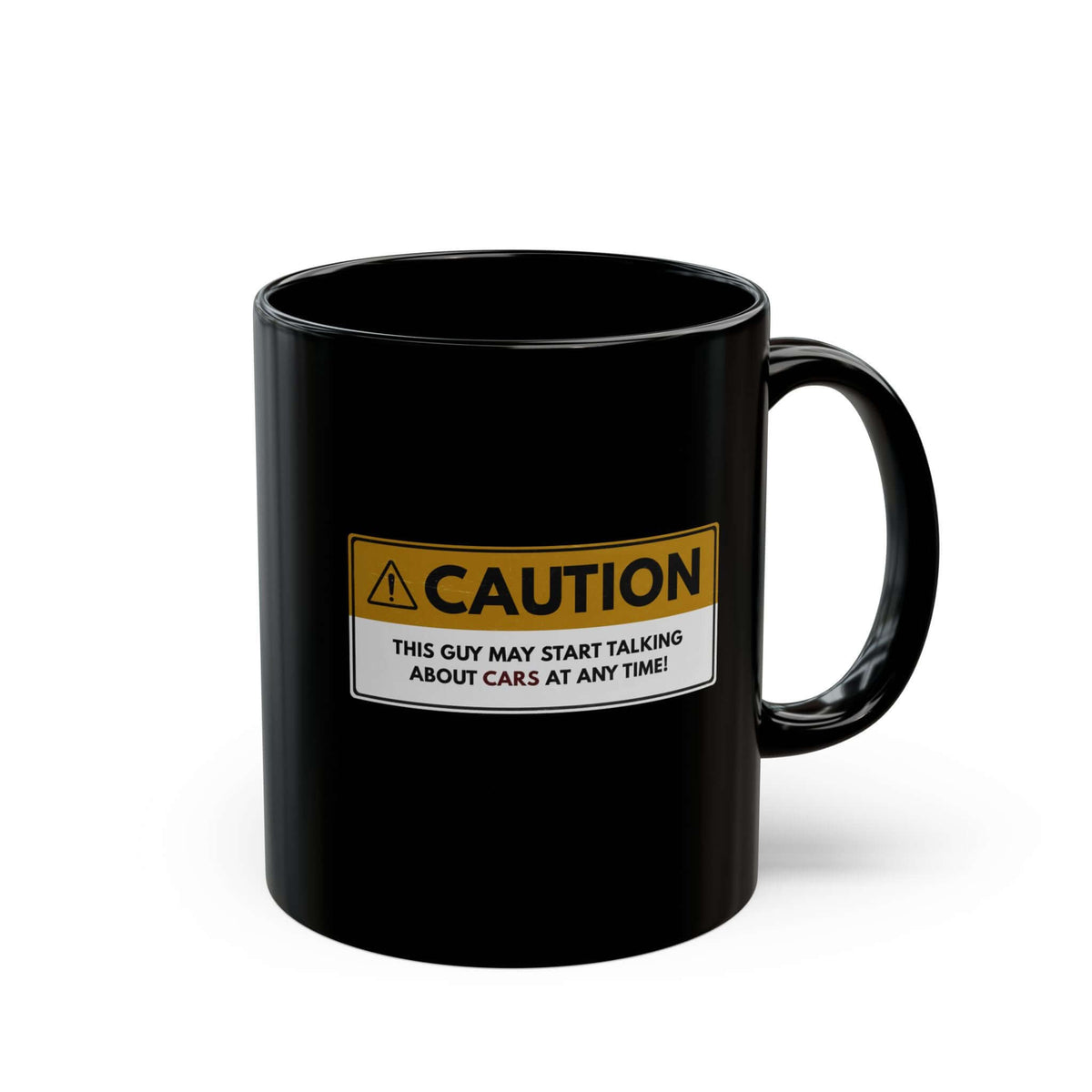 Caution This Guy May Start Talking About Cars Mug mug detail - funny gift for mechanics