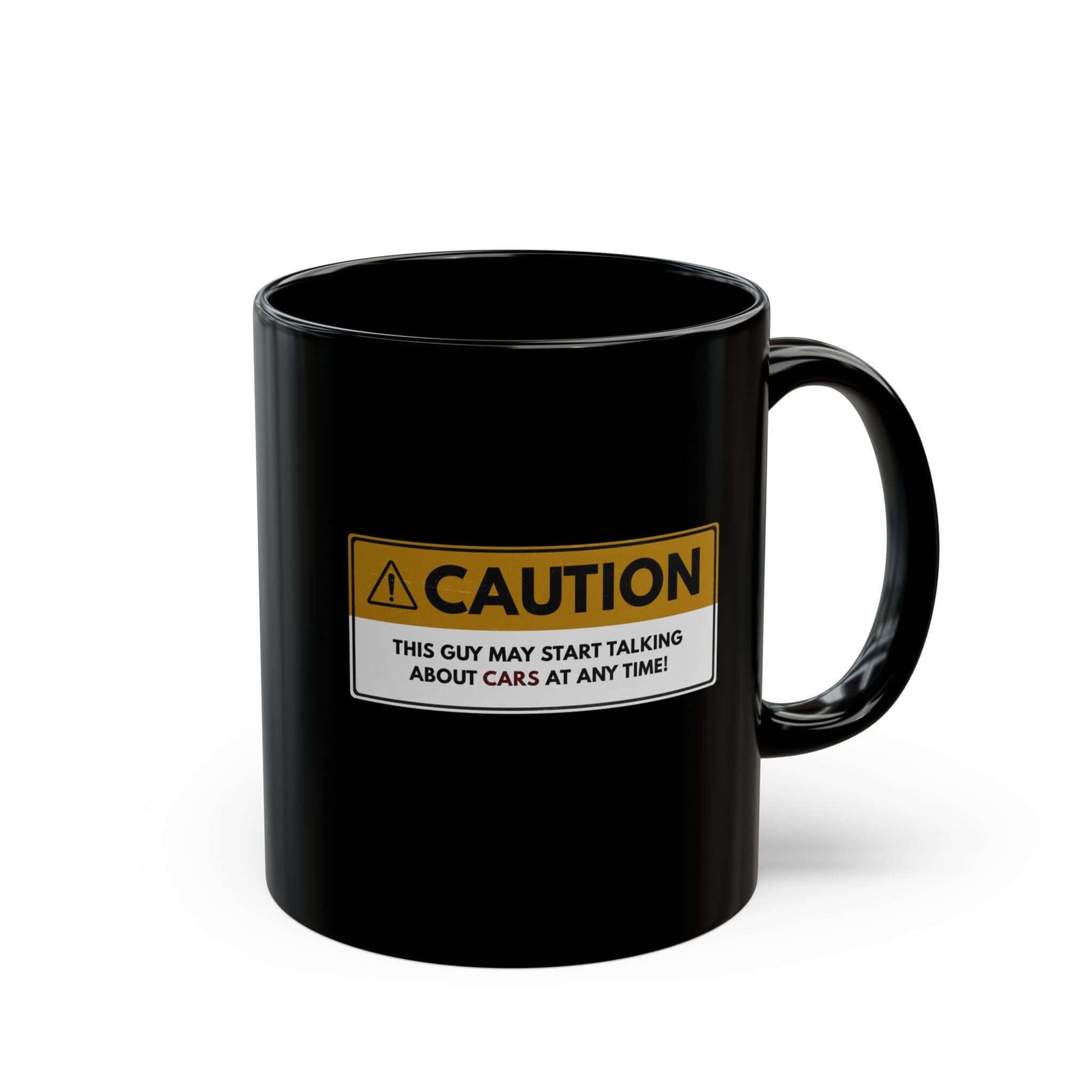 Caution This Guy May Start Talking About Cars Mug mug detail - funny gift for mechanics