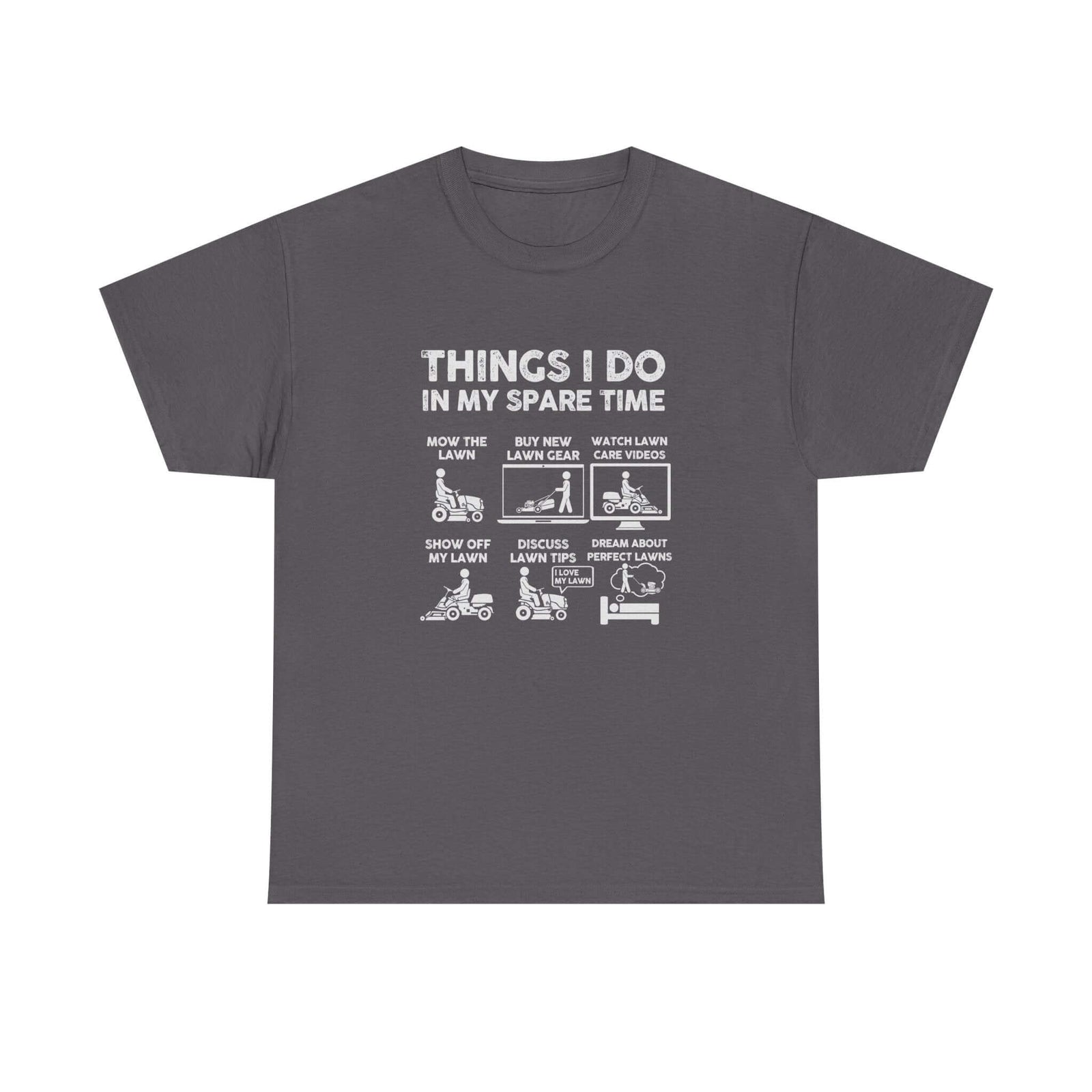Things I Do in My Spare Time Lawn Mowing T-Shirt t-shirt design - car lover gift