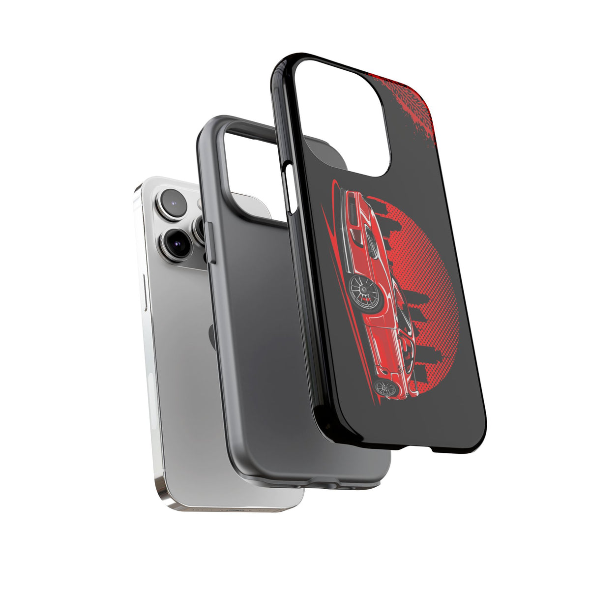 MKIV A80 Supra 2JZ Red City Tough Phone Case | JDM Car Guy Gift
