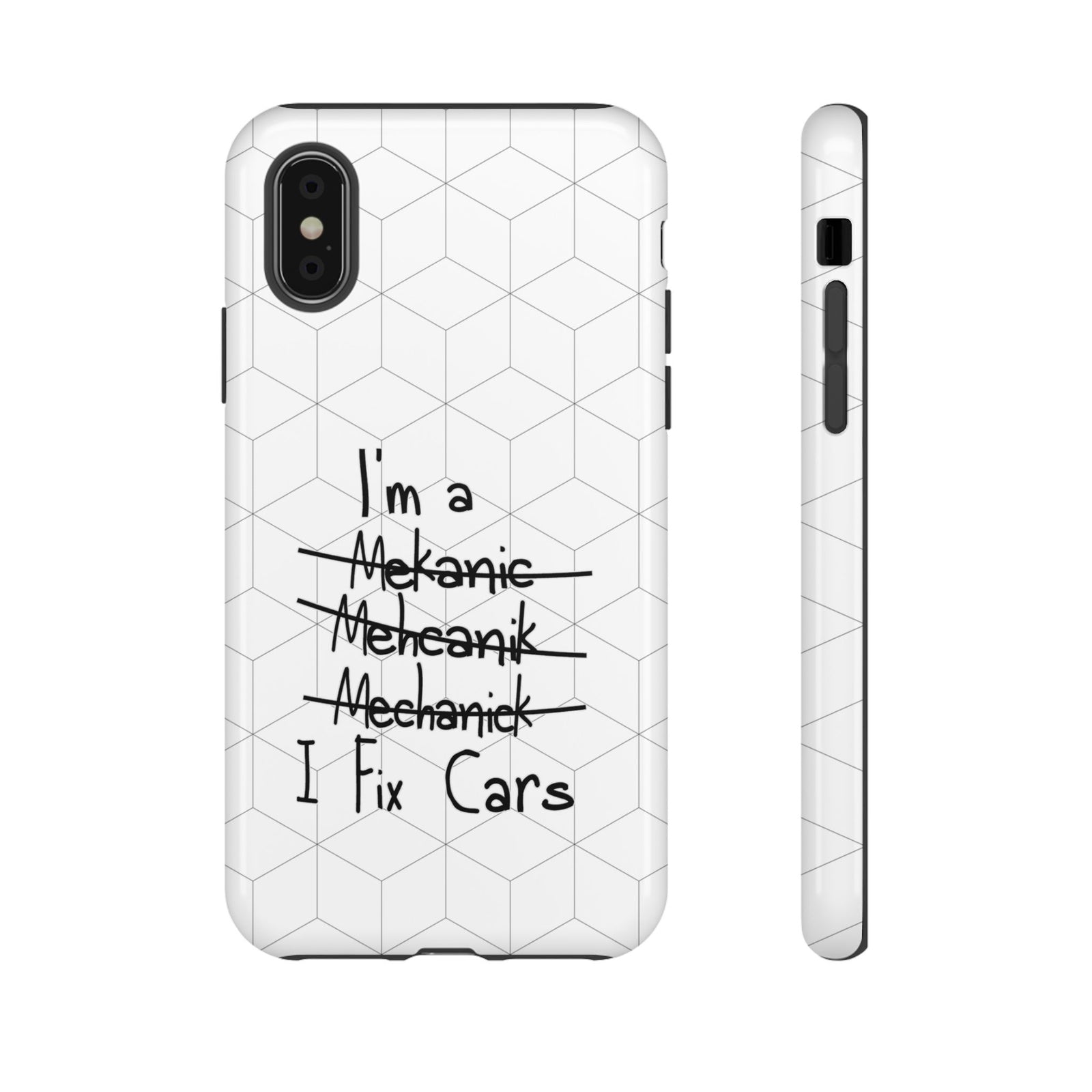 Mechanic I Fix Cars Funny Tough Phone Case | Car Guy Gift