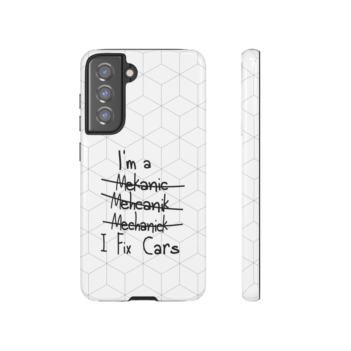 Mechanic I Fix Cars Funny Tough Phone Case | Car Guy Gift