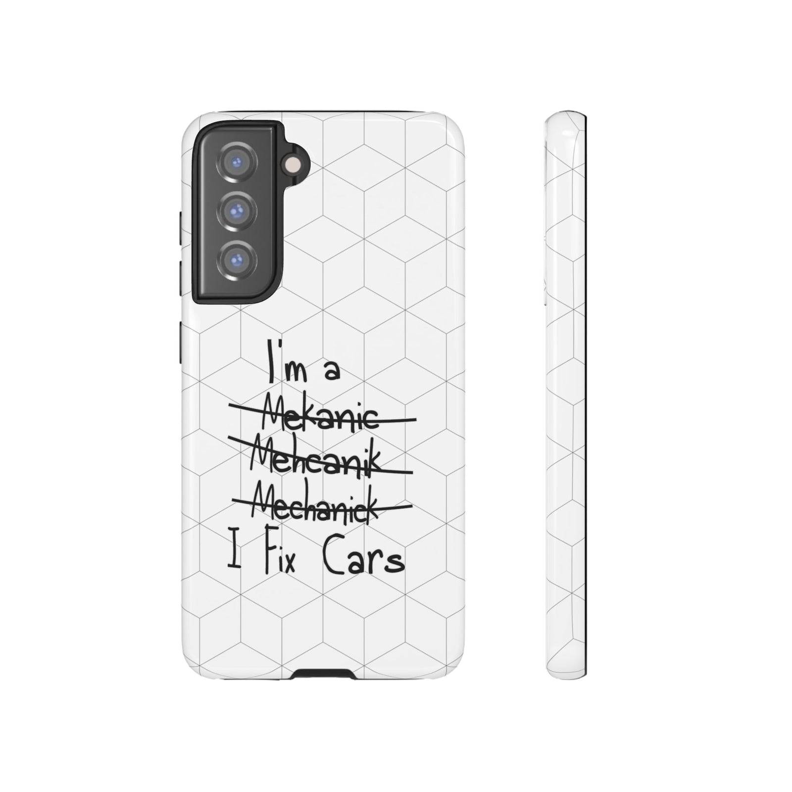 Mechanic I Fix Cars Funny Tough Phone Case | Car Guy Gift