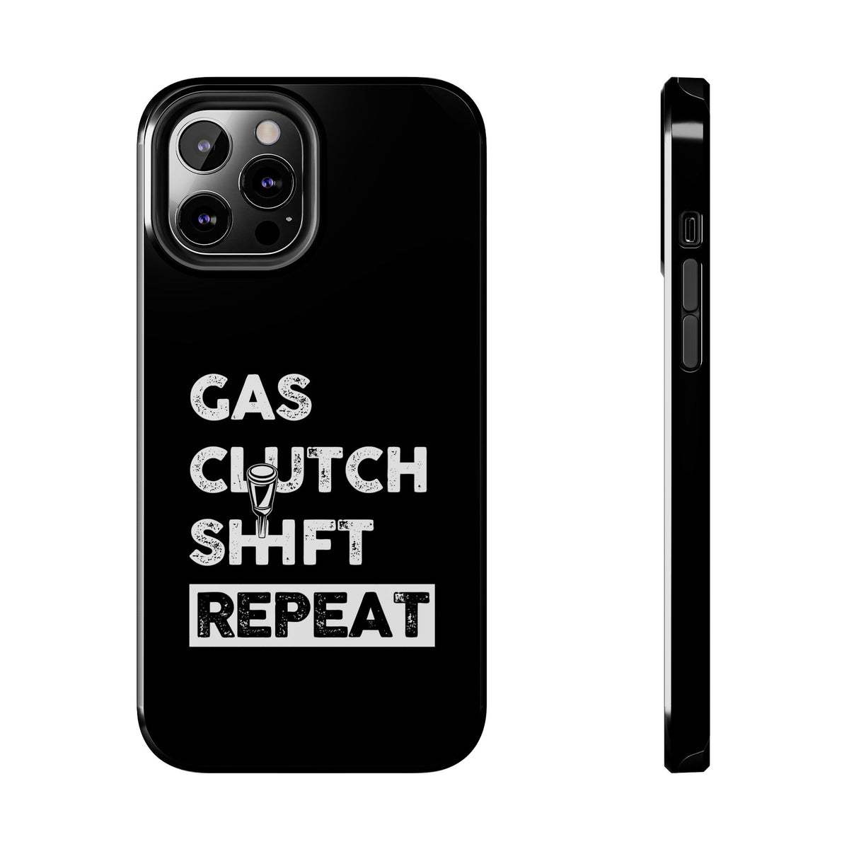 Gas Clutch Shift Repeat Phone Case shirt color variant - car guy gift
