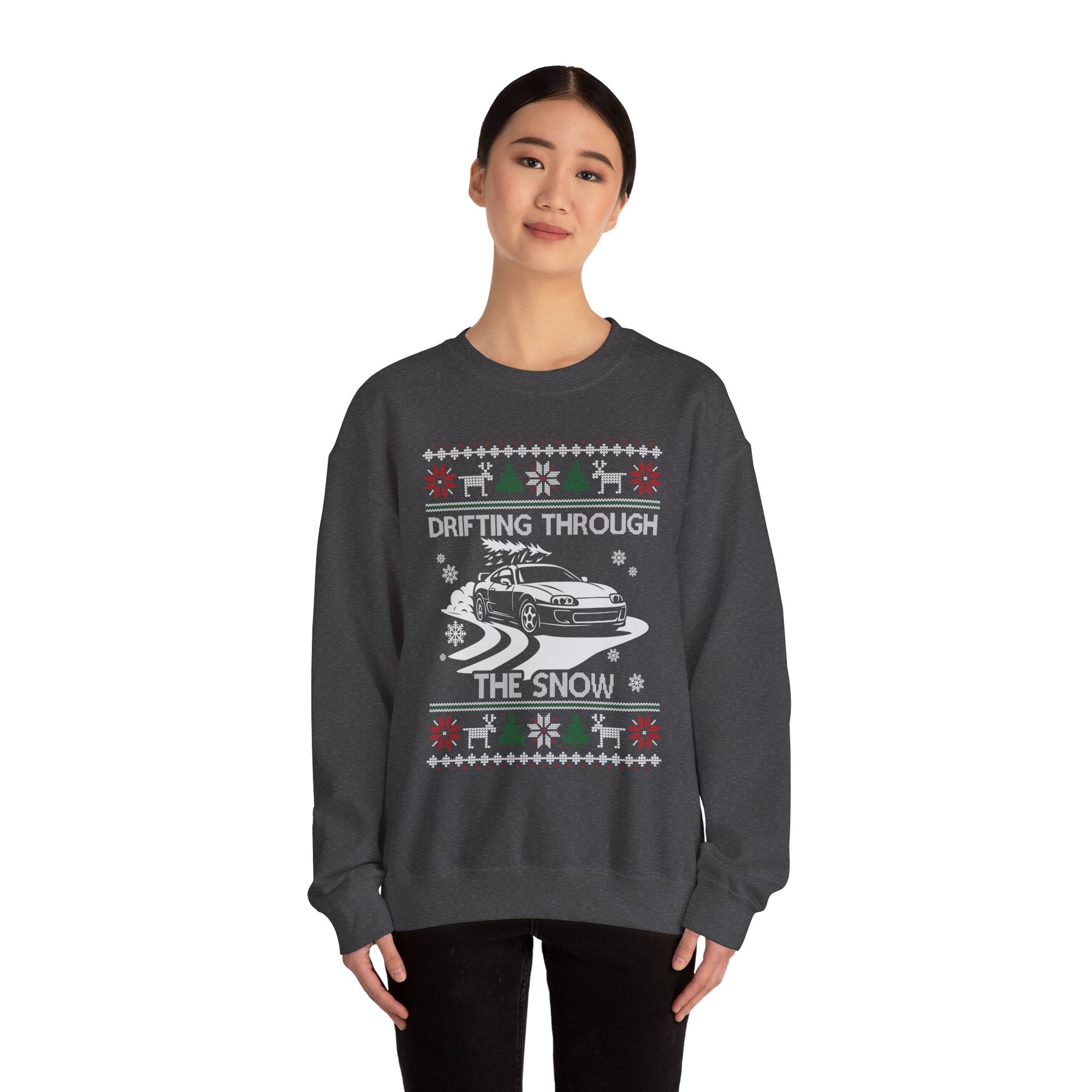 Christmas Drifting JDM Legend Crewneck Sweatshirt